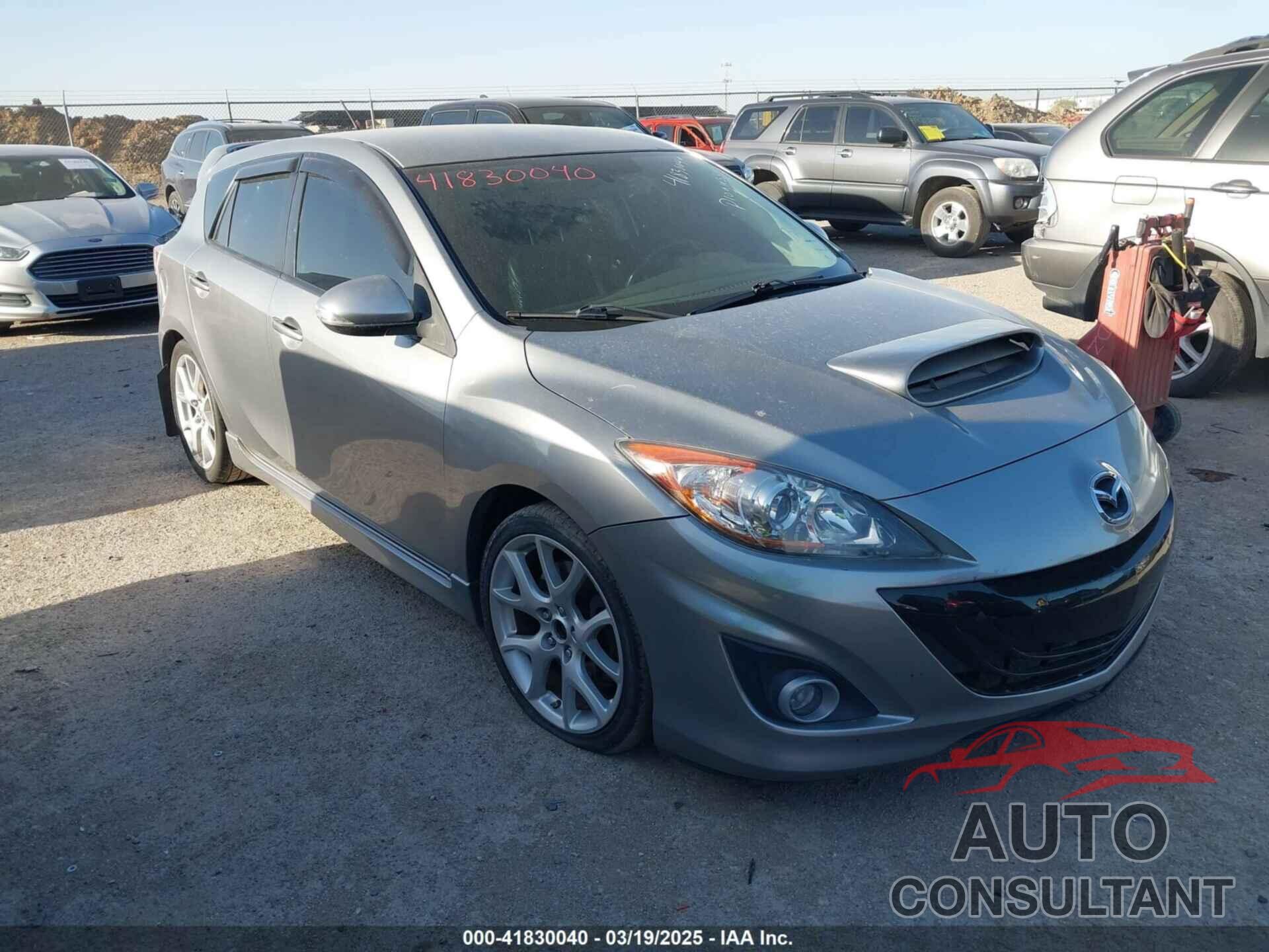MAZDA MAZDASPEED3 2012 - JM1BL1L35C1546898