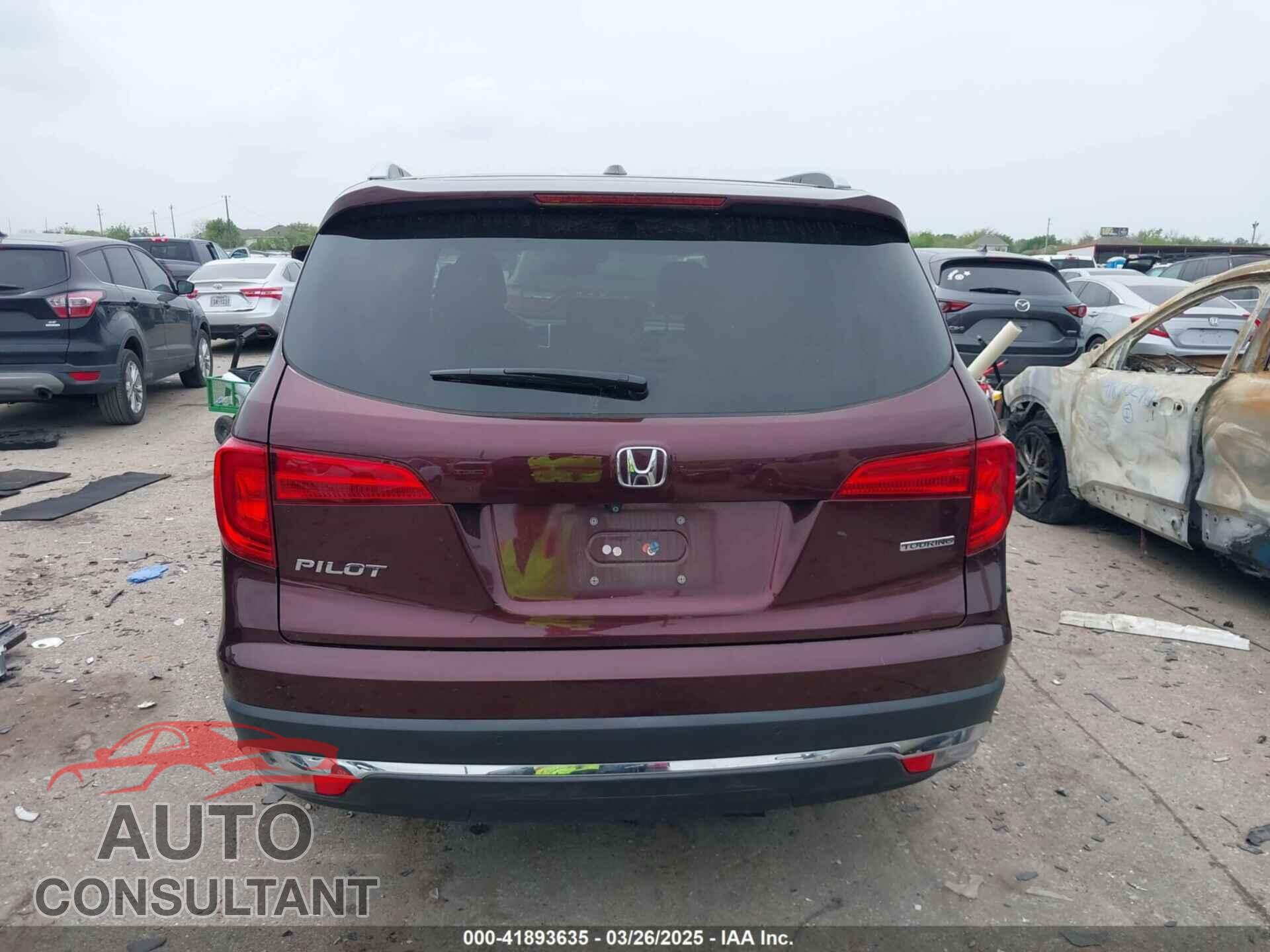 HONDA PILOT 2017 - 5FNYF5H90HB025169