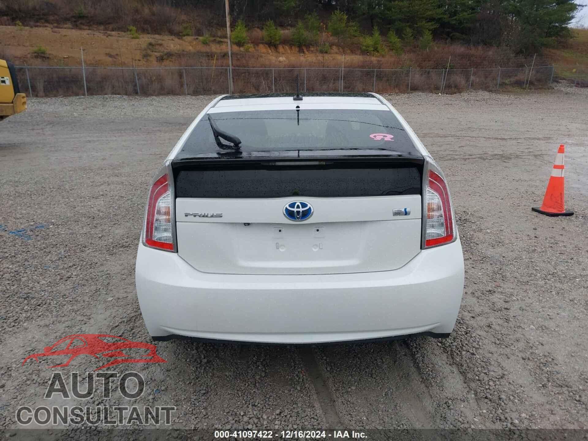 TOYOTA PRIUS 2012 - JTDKN3DU2C5469865