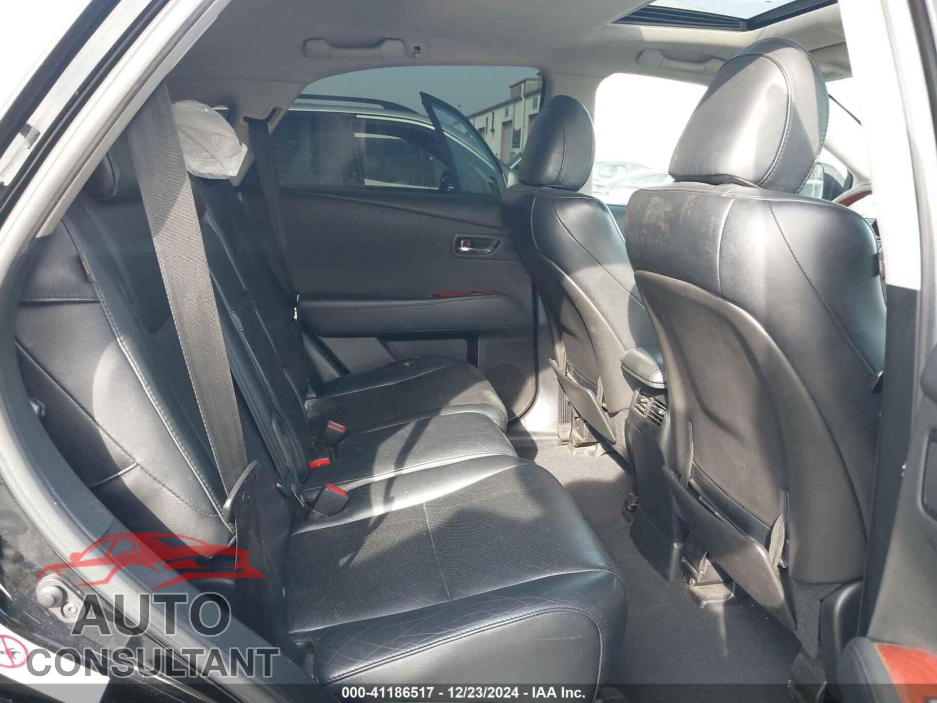 LEXUS RX 350 2010 - 2T2ZK1BA9AC007772