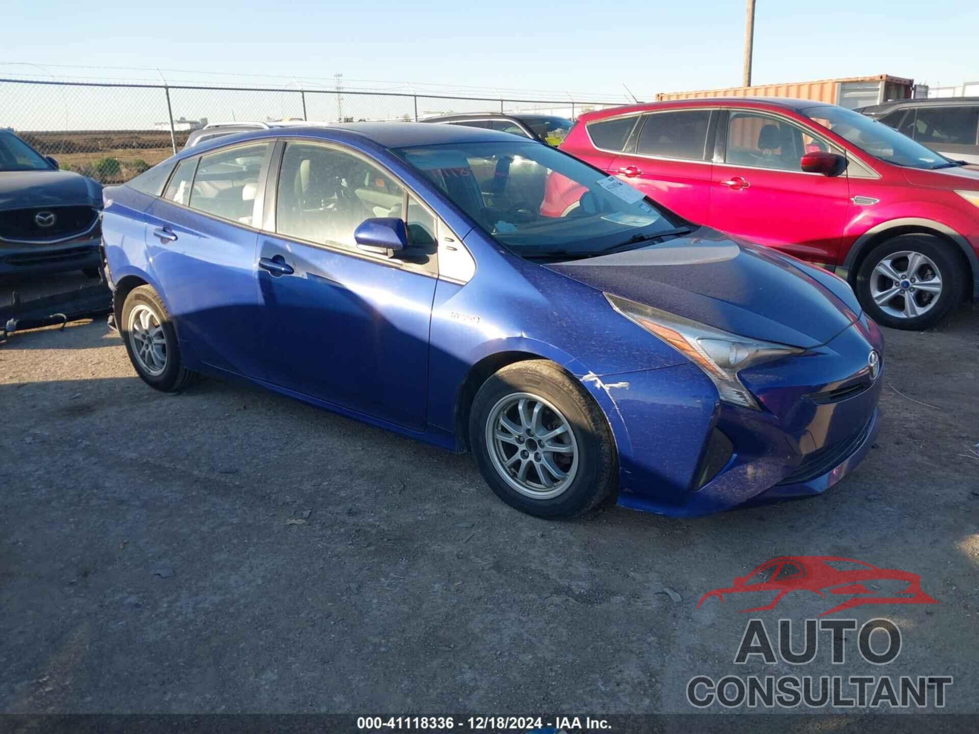 TOYOTA PRIUS 2016 - JTDKBRFU0G3522556