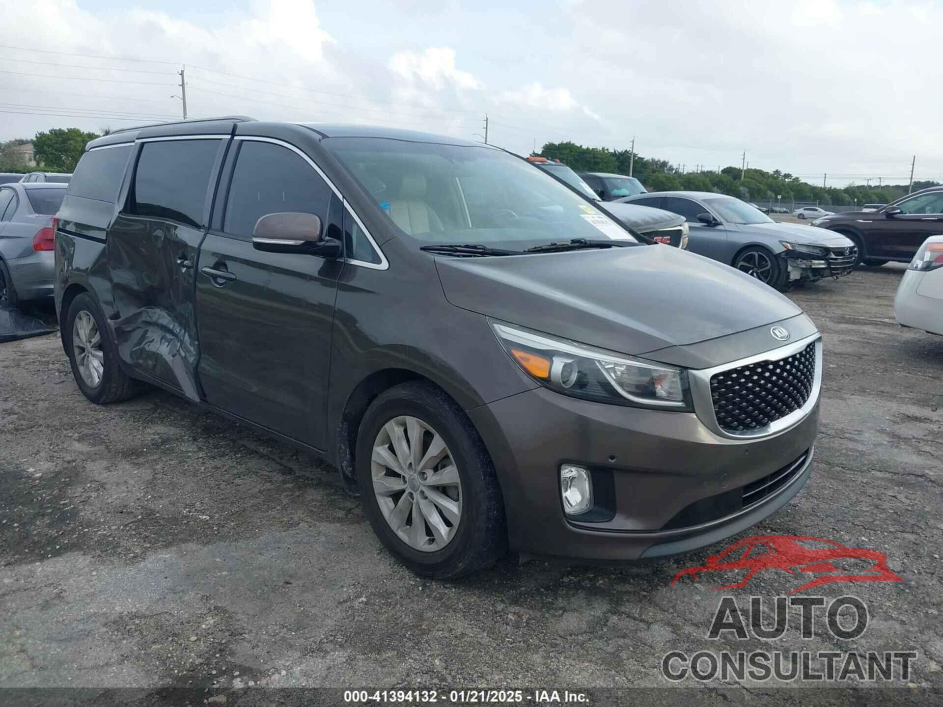 KIA SEDONA 2017 - KNDMC5C19H6271402