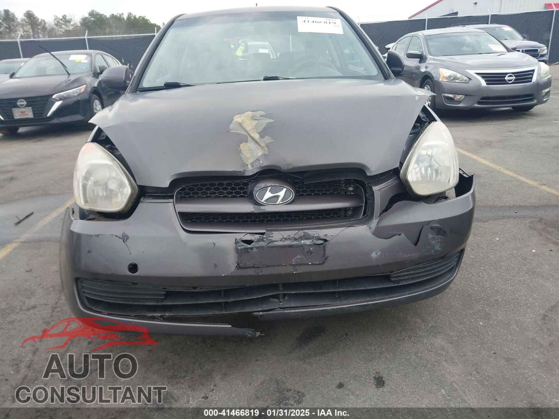 HYUNDAI ACCENT 2010 - KMHCM3AC1AU158686