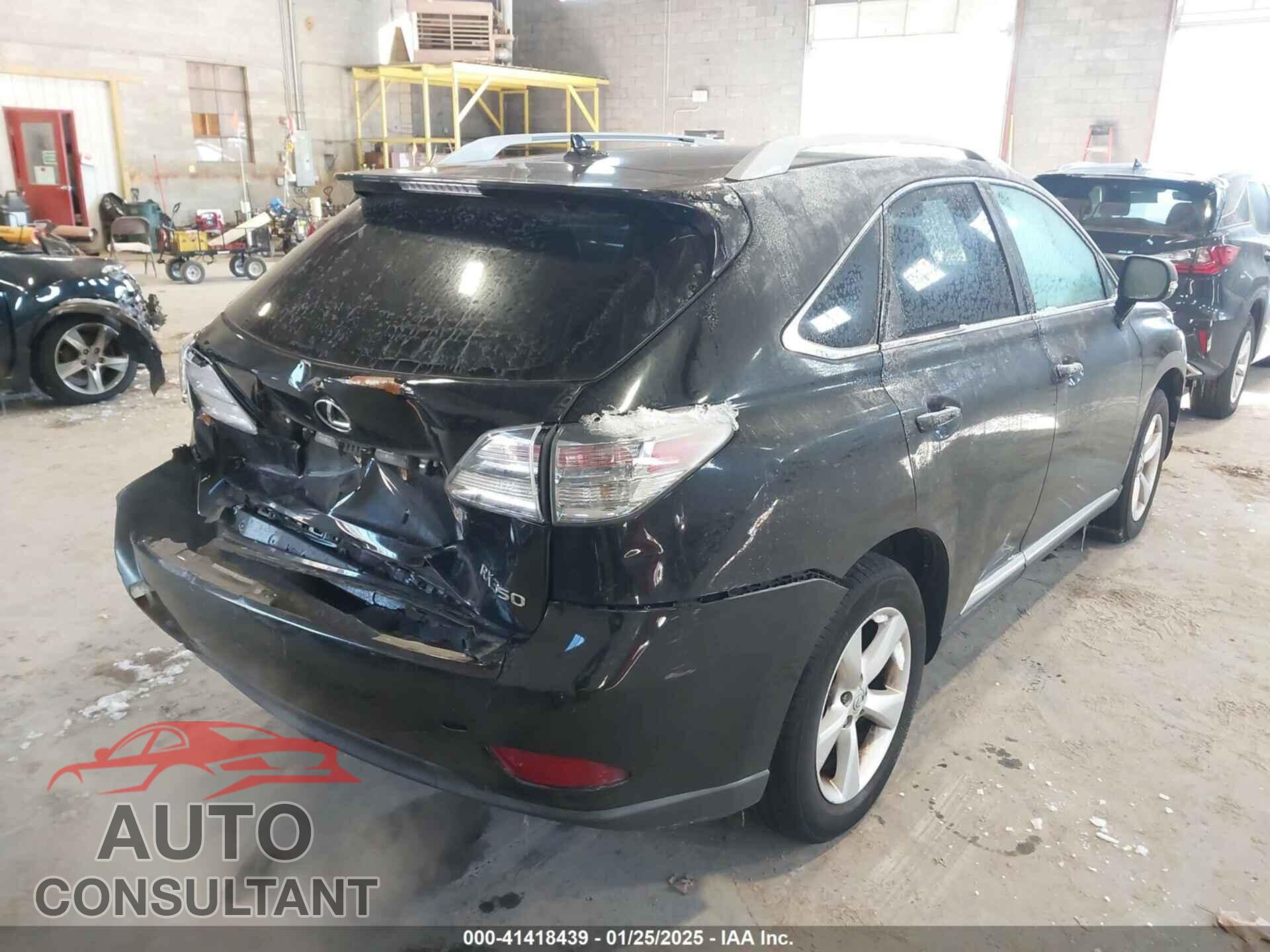 LEXUS RX 350 2011 - 2T2BK1BA2BC101141