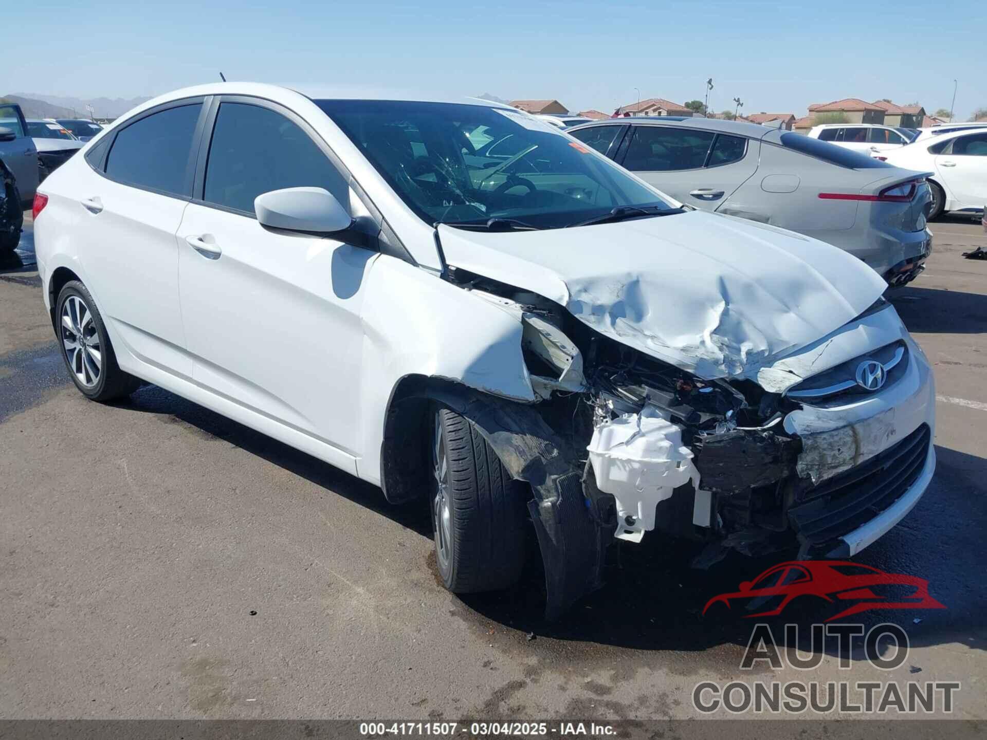 HYUNDAI ACCENT 2017 - KMHCT4AE7HU361814