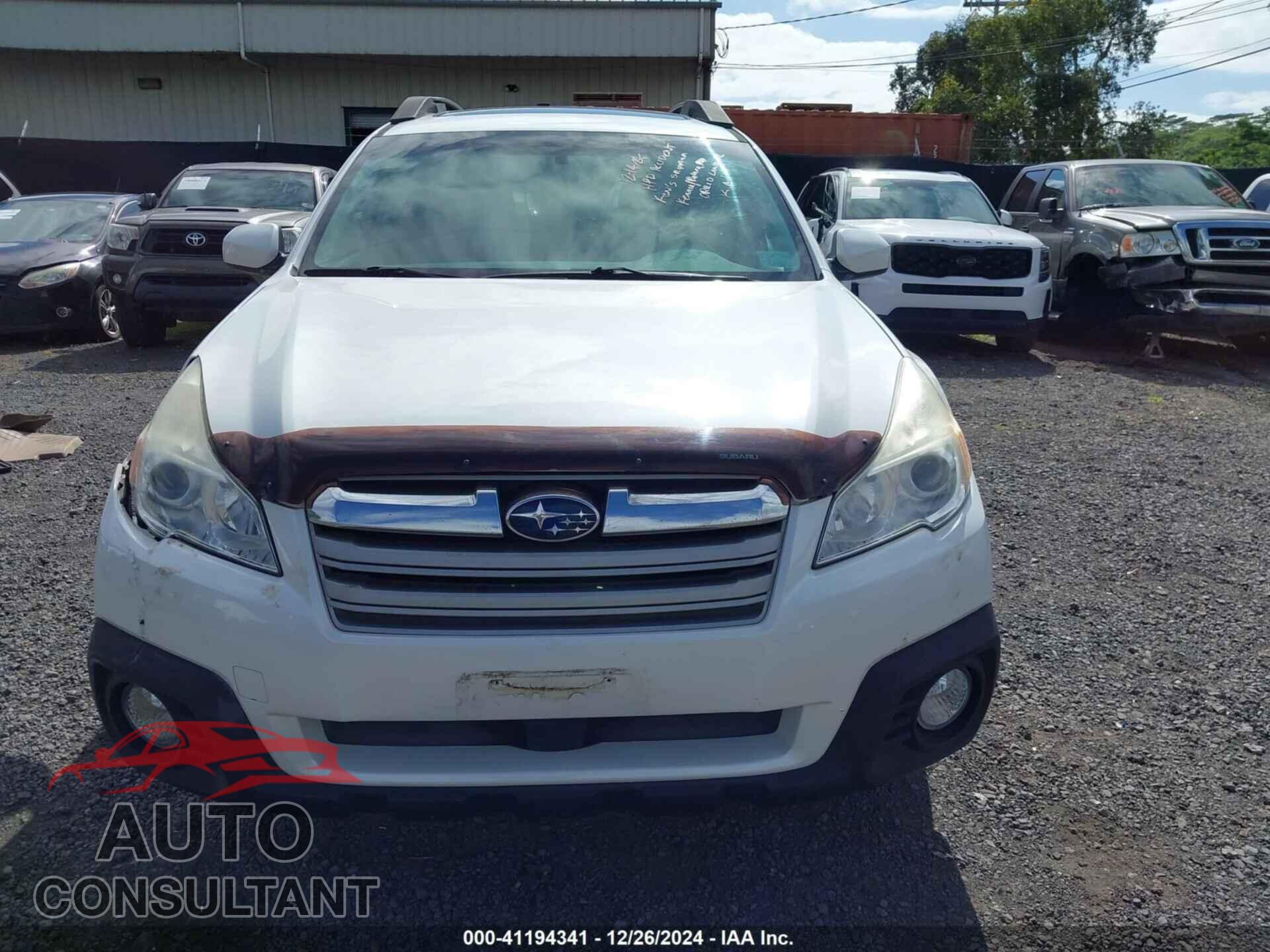 SUBARU OUTBACK 2014 - 4S4BRBDC5E3266064