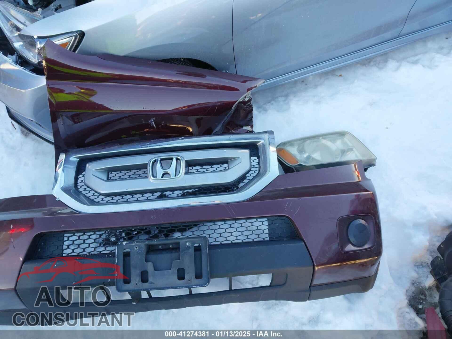 HONDA PILOT 2011 - 5FNYF4H26BB074686