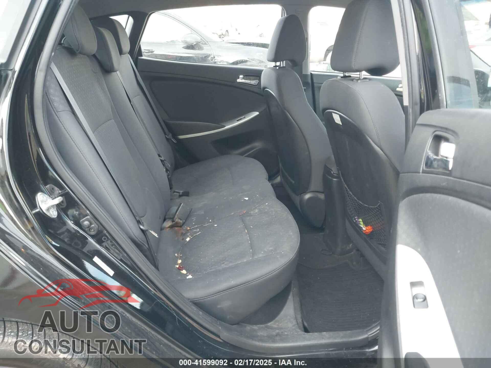HYUNDAI ACCENT 2014 - KMHCU5AE2EU163446