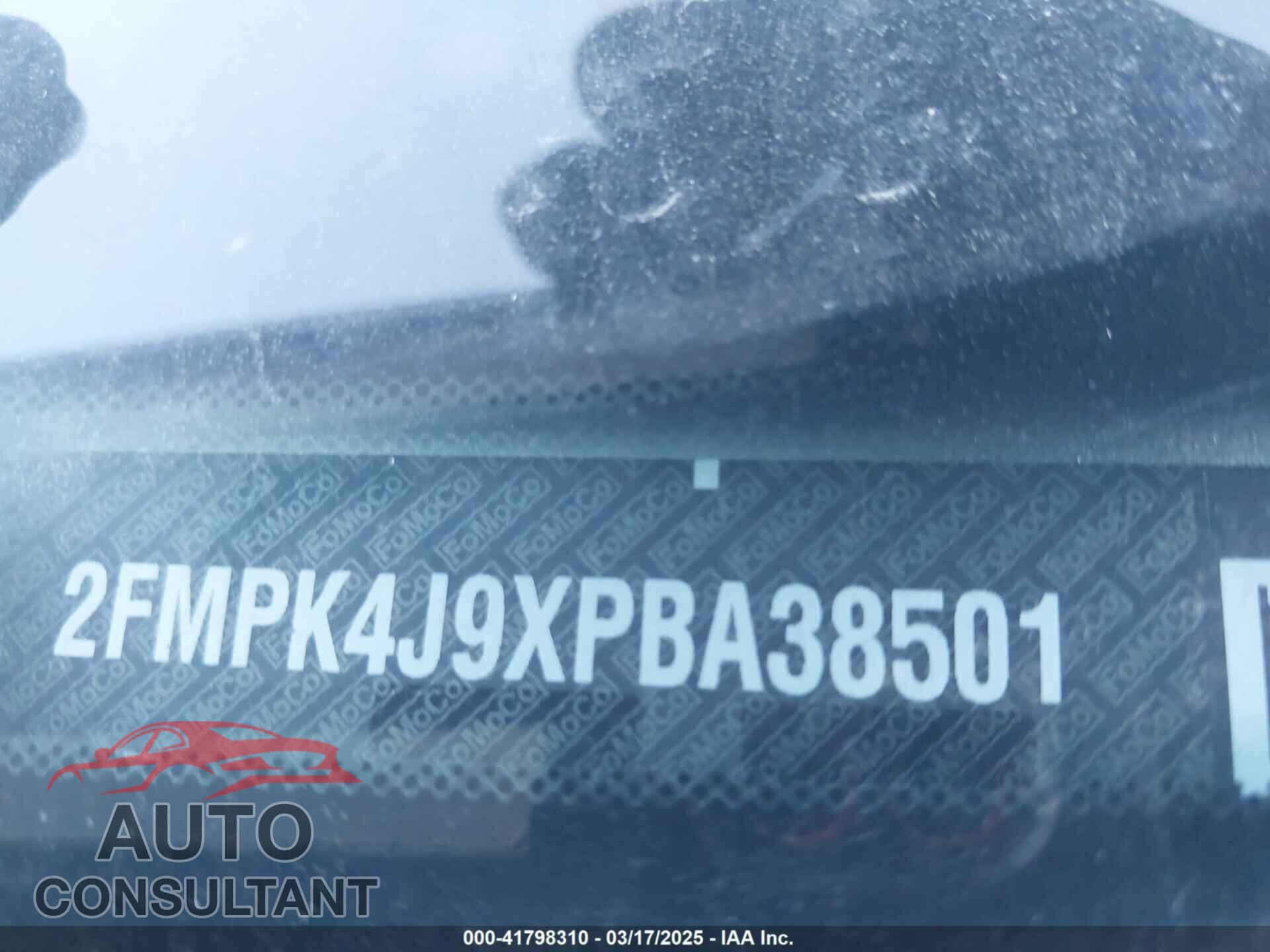 FORD EDGE 2023 - 2FMPK4J9XPBA38501