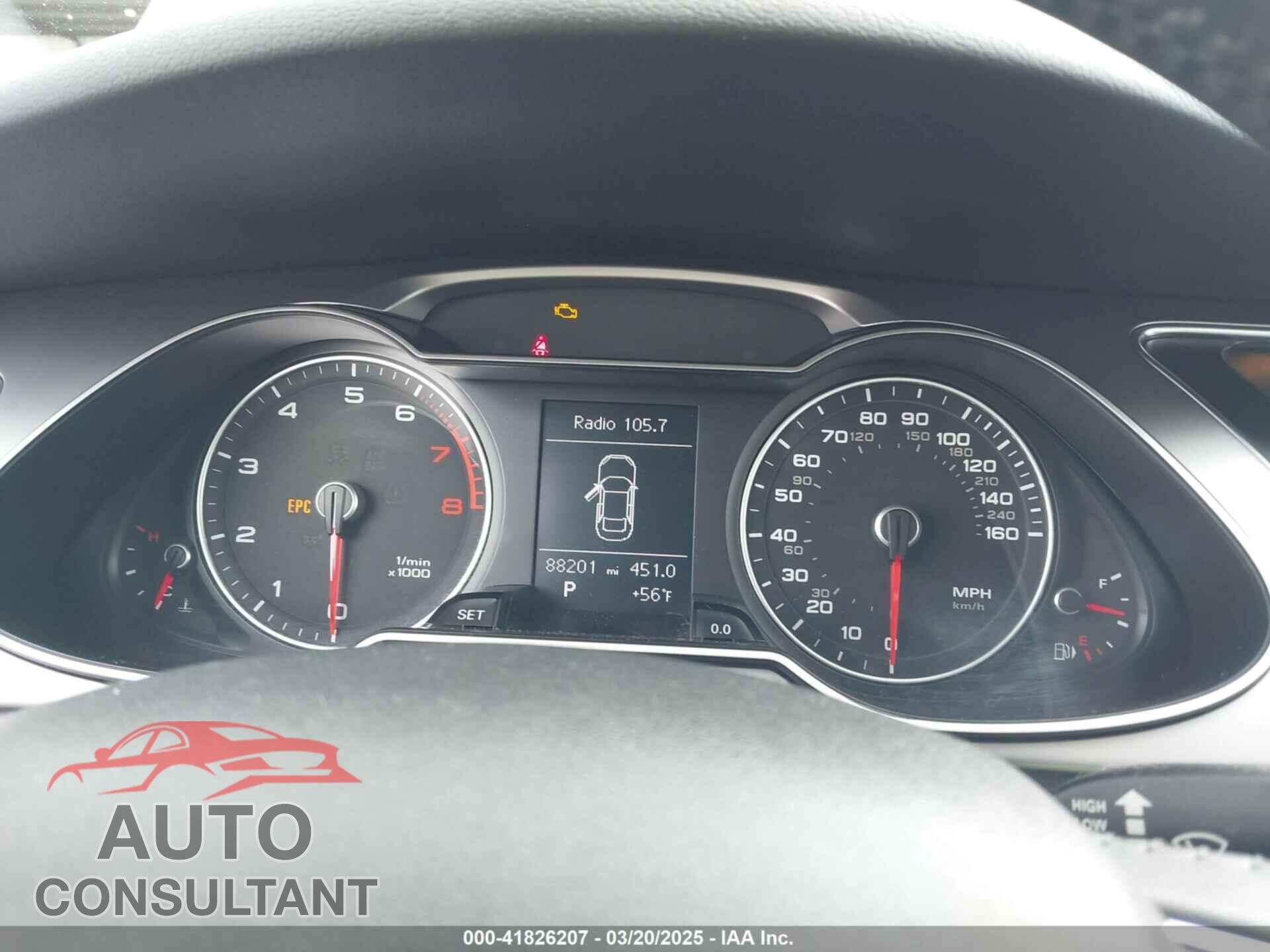 AUDI A4 2013 - WAUBFAFL5DN035072