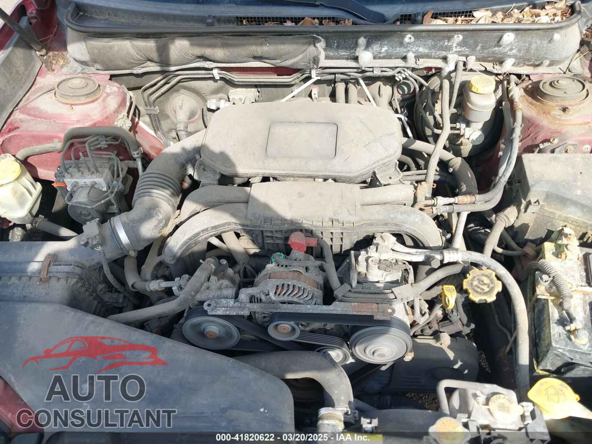 SUBARU LEGACY 2011 - 4S3BMCB65B3213544