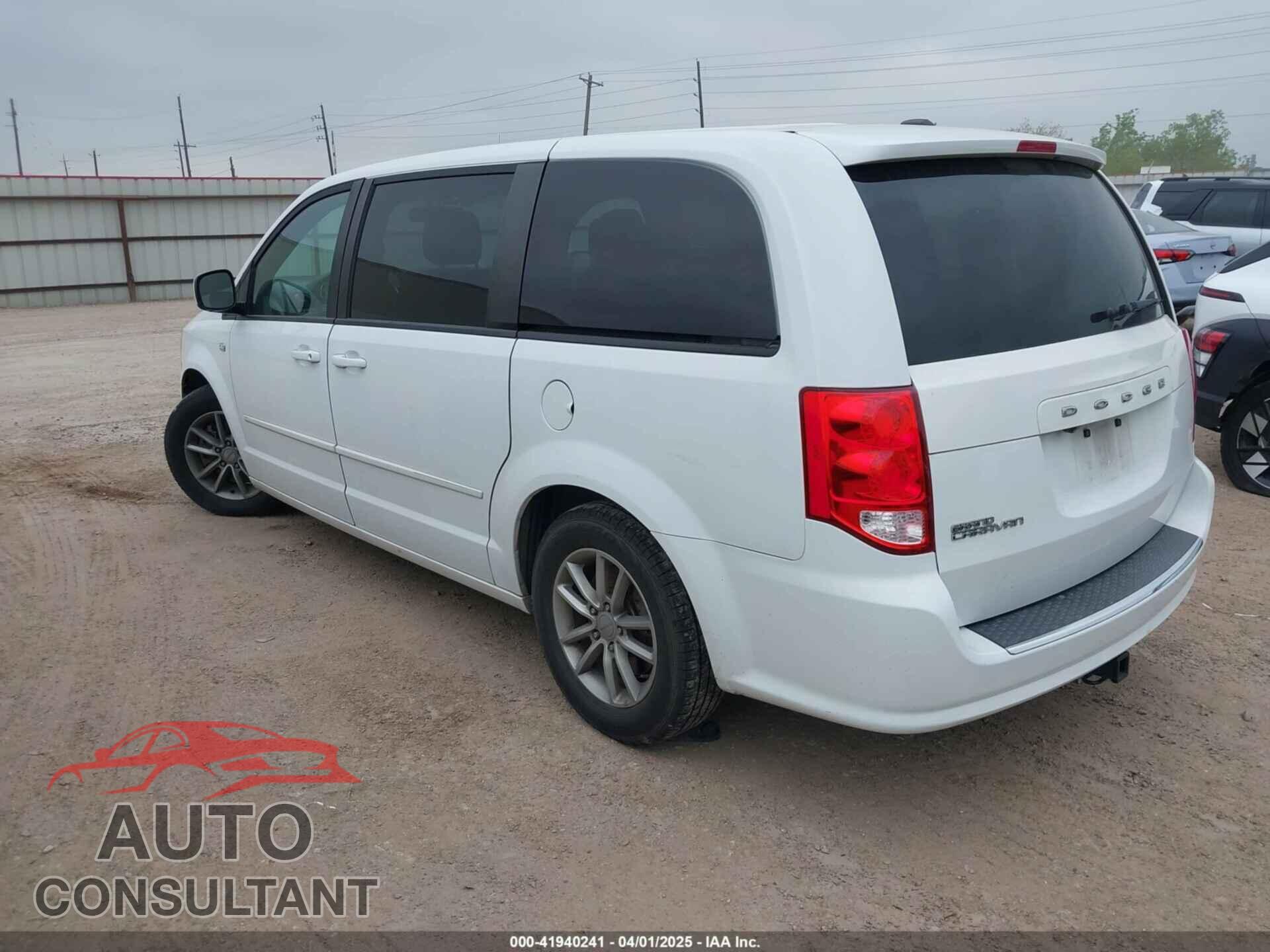 DODGE GRAND CARAVAN 2014 - 2C4RDGBG2ER366165