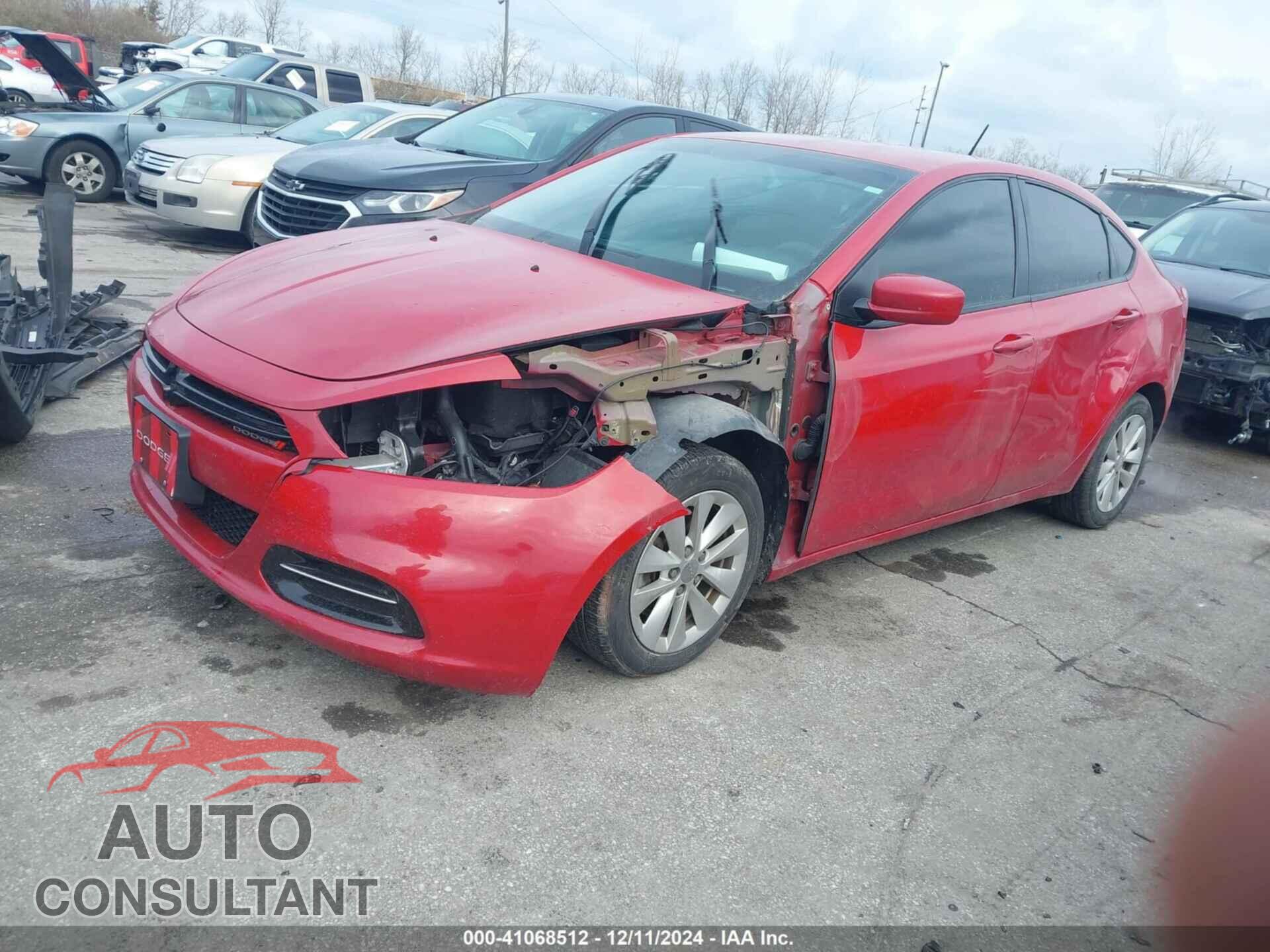 DODGE DART 2014 - 1C3CDFBB2ED913477