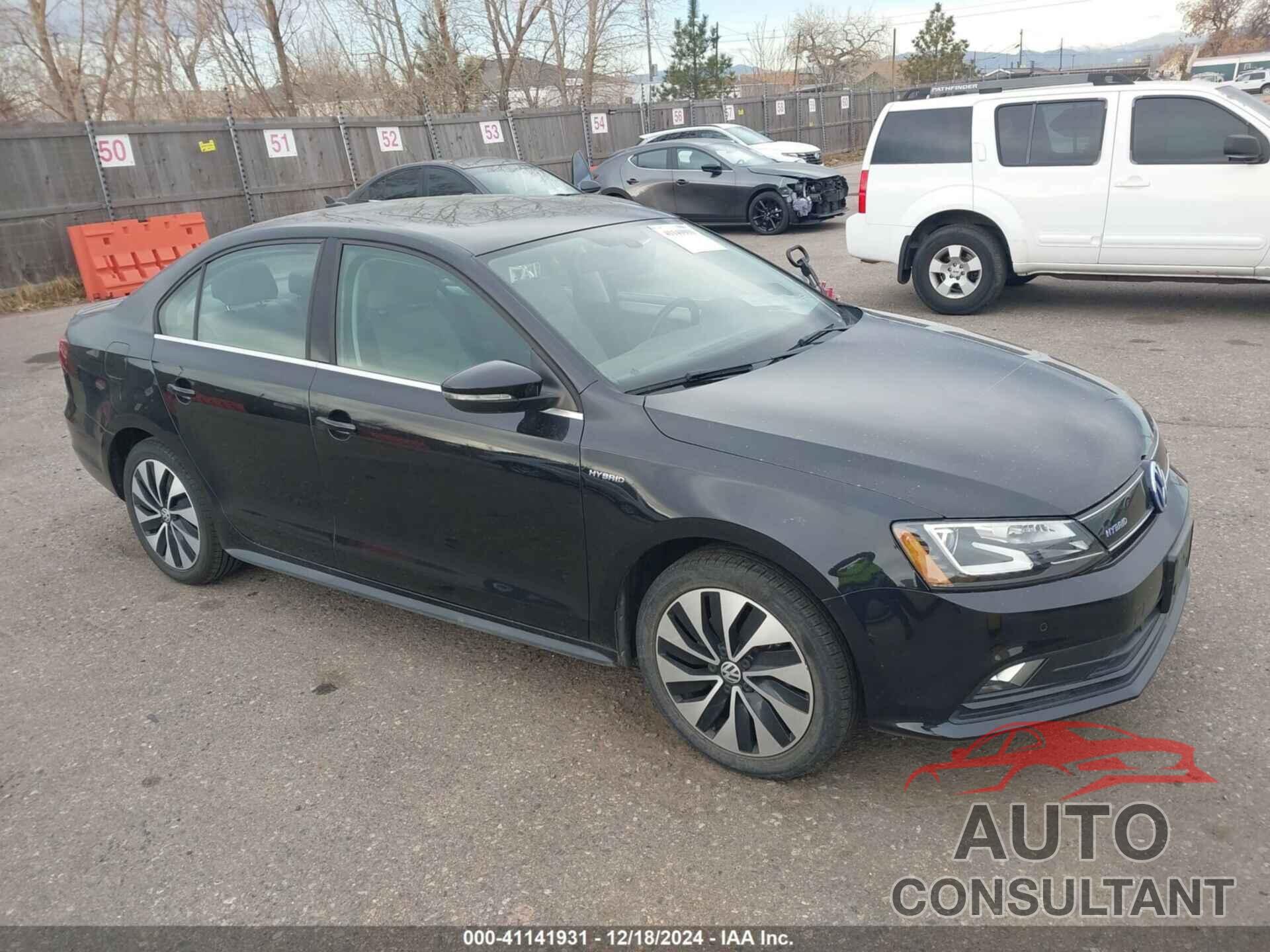 VOLKSWAGEN JETTA HYBRID 2015 - 3VW637AJ5FM313338