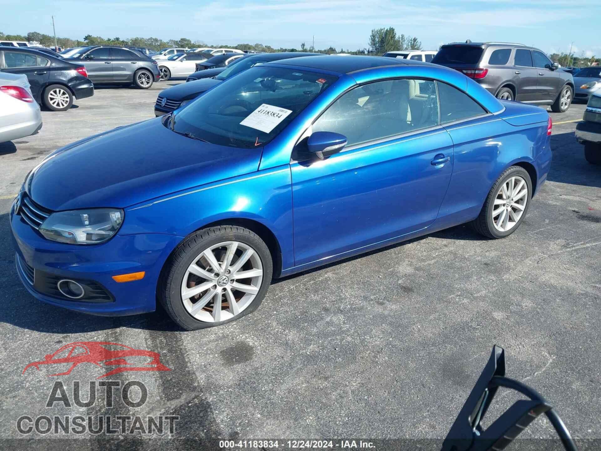 VOLKSWAGEN EOS 2012 - WVWBW7AH3CV011117