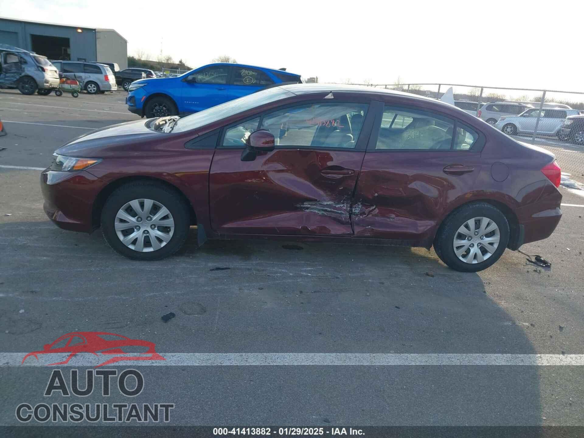 HONDA CIVIC 2012 - 19XFB2F55CE099462