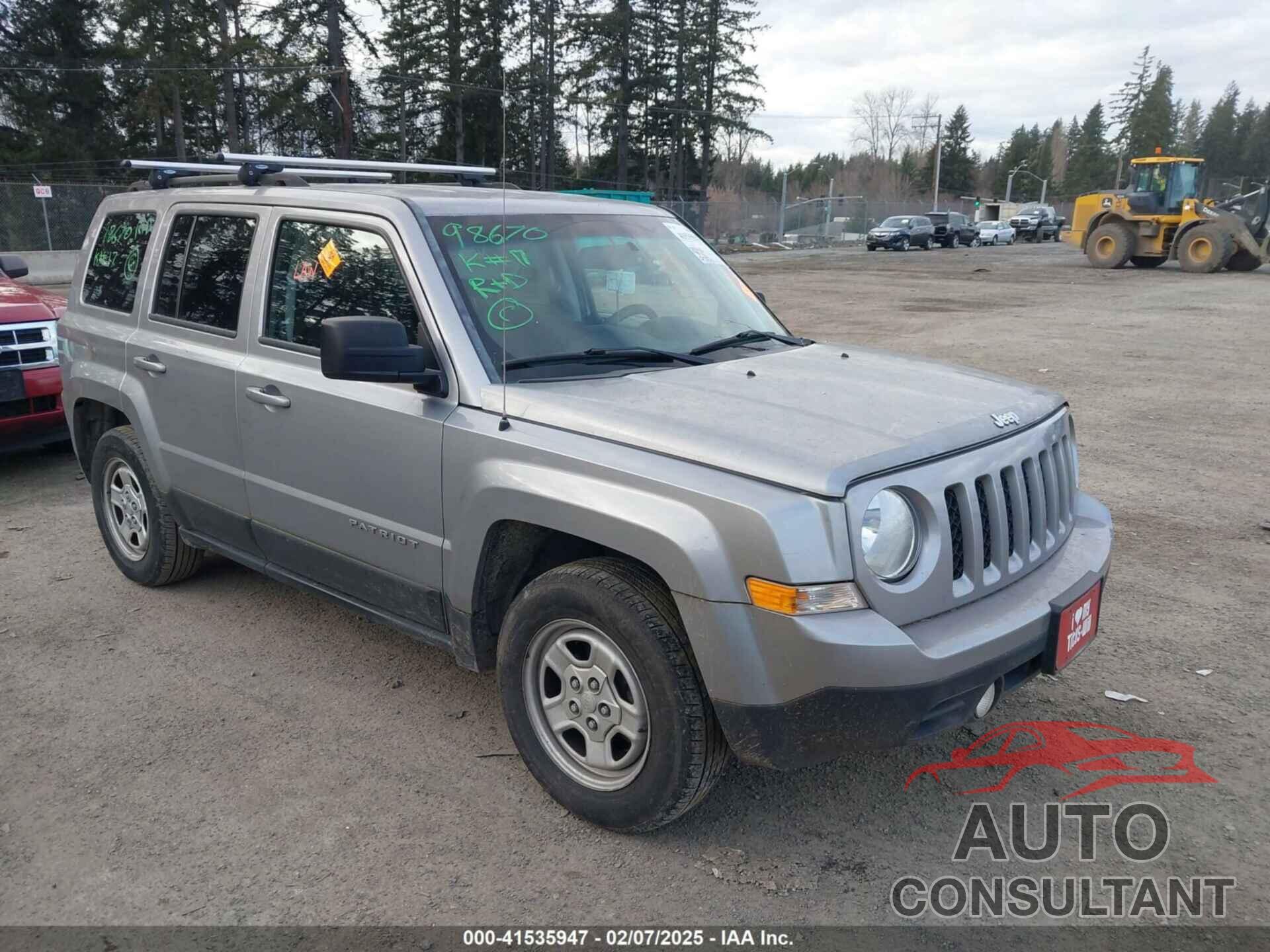 JEEP PATRIOT 2016 - 1C4NJPBB7GD547862