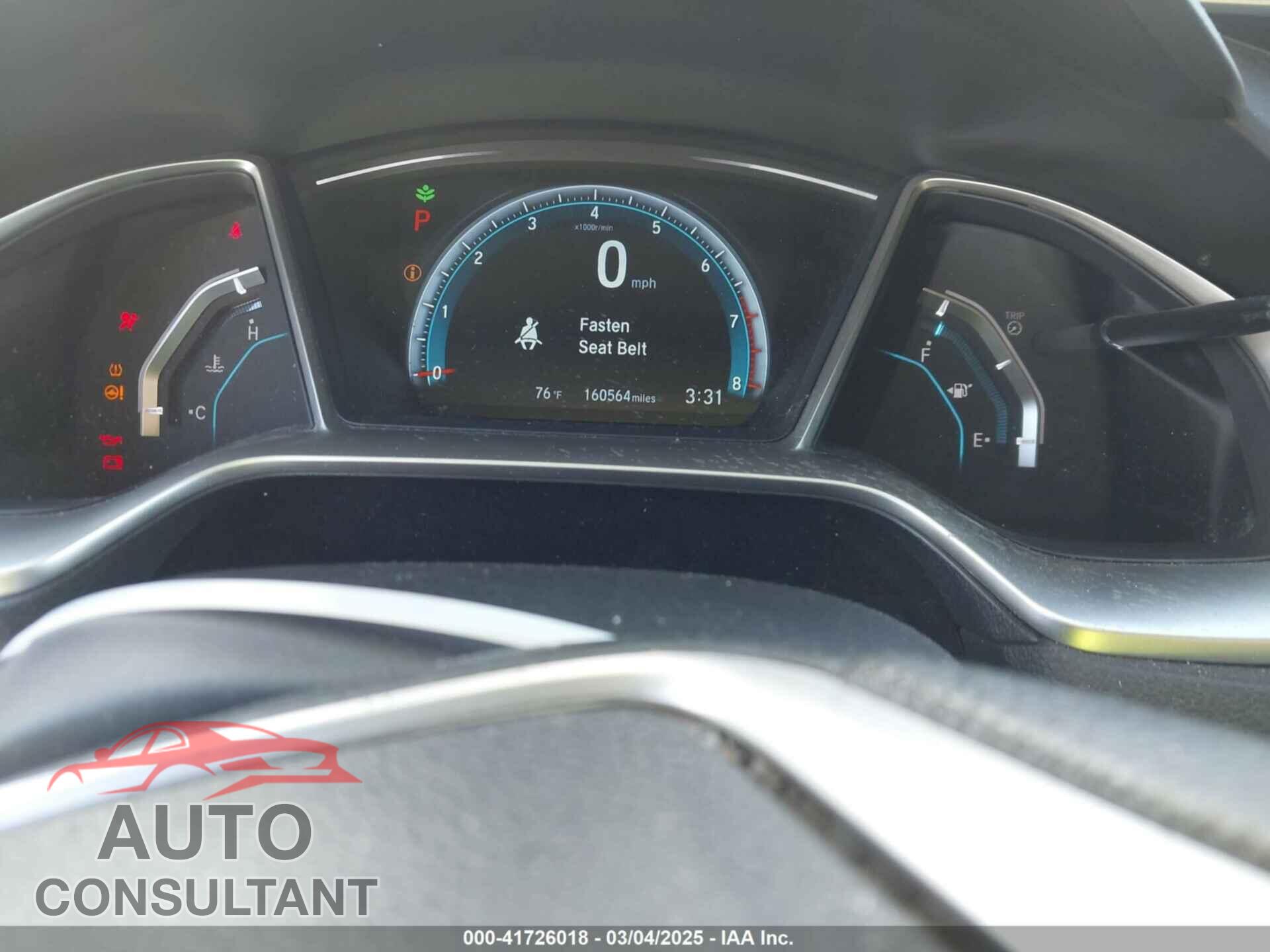 HONDA CIVIC 2016 - 19XFC2F77GE021673