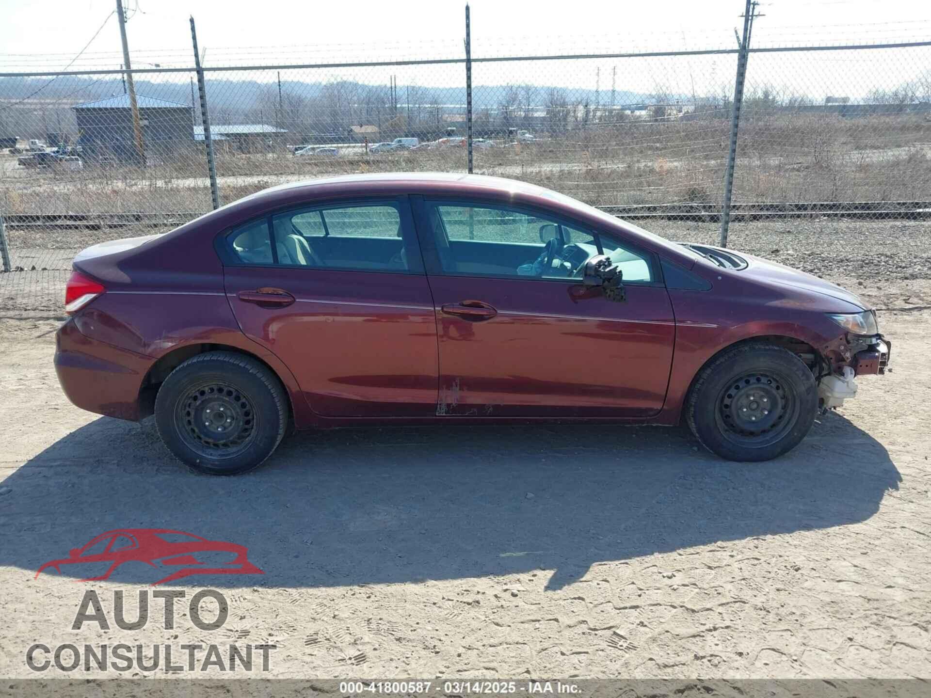 HONDA CIVIC 2014 - 19XFB2F51EE219048