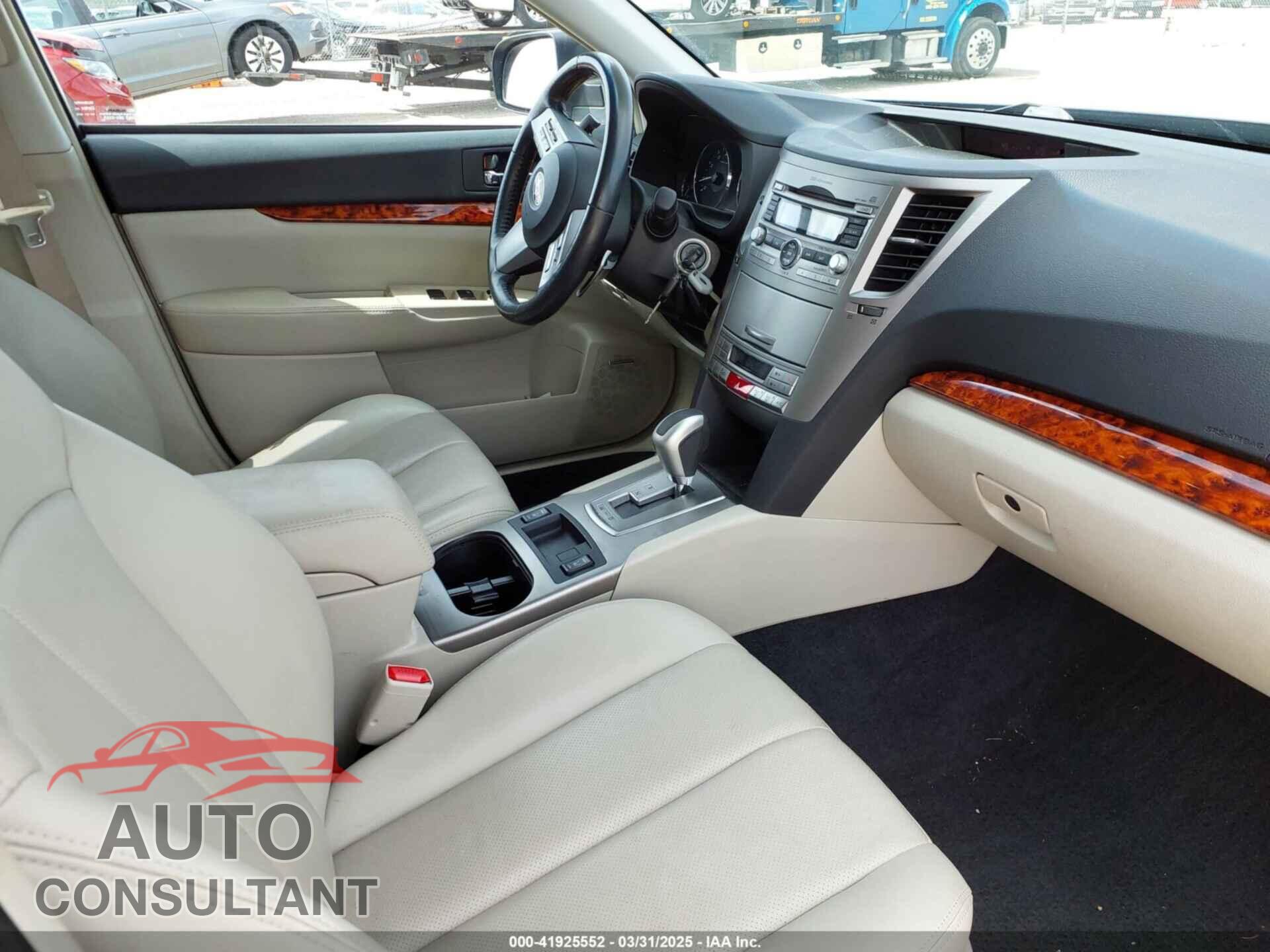 SUBARU OUTBACK 2011 - 4S4BRCKC0B3355335