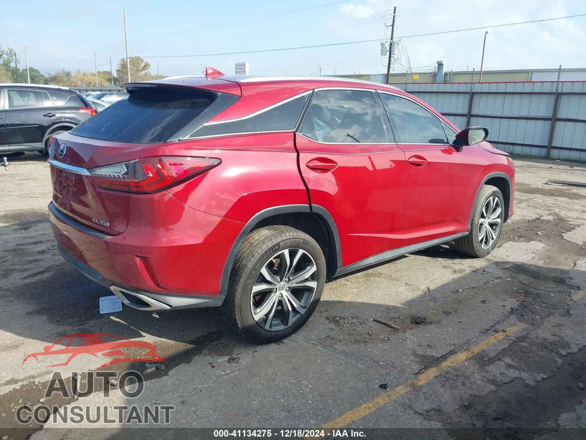 LEXUS RX 2017 - 2T2ZZMCA1HC043705