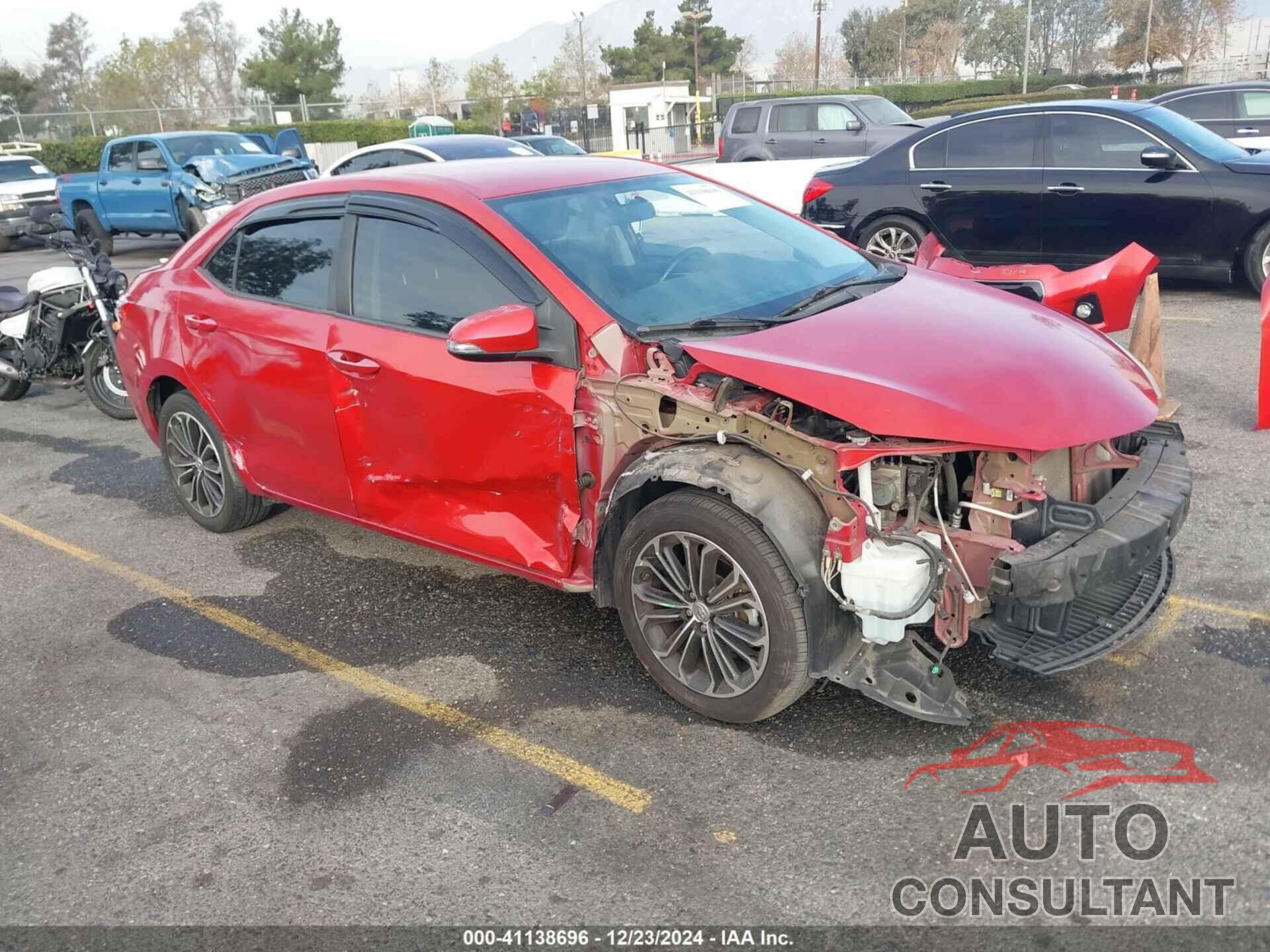 TOYOTA COROLLA 2015 - 5YFBURHE9FP357984