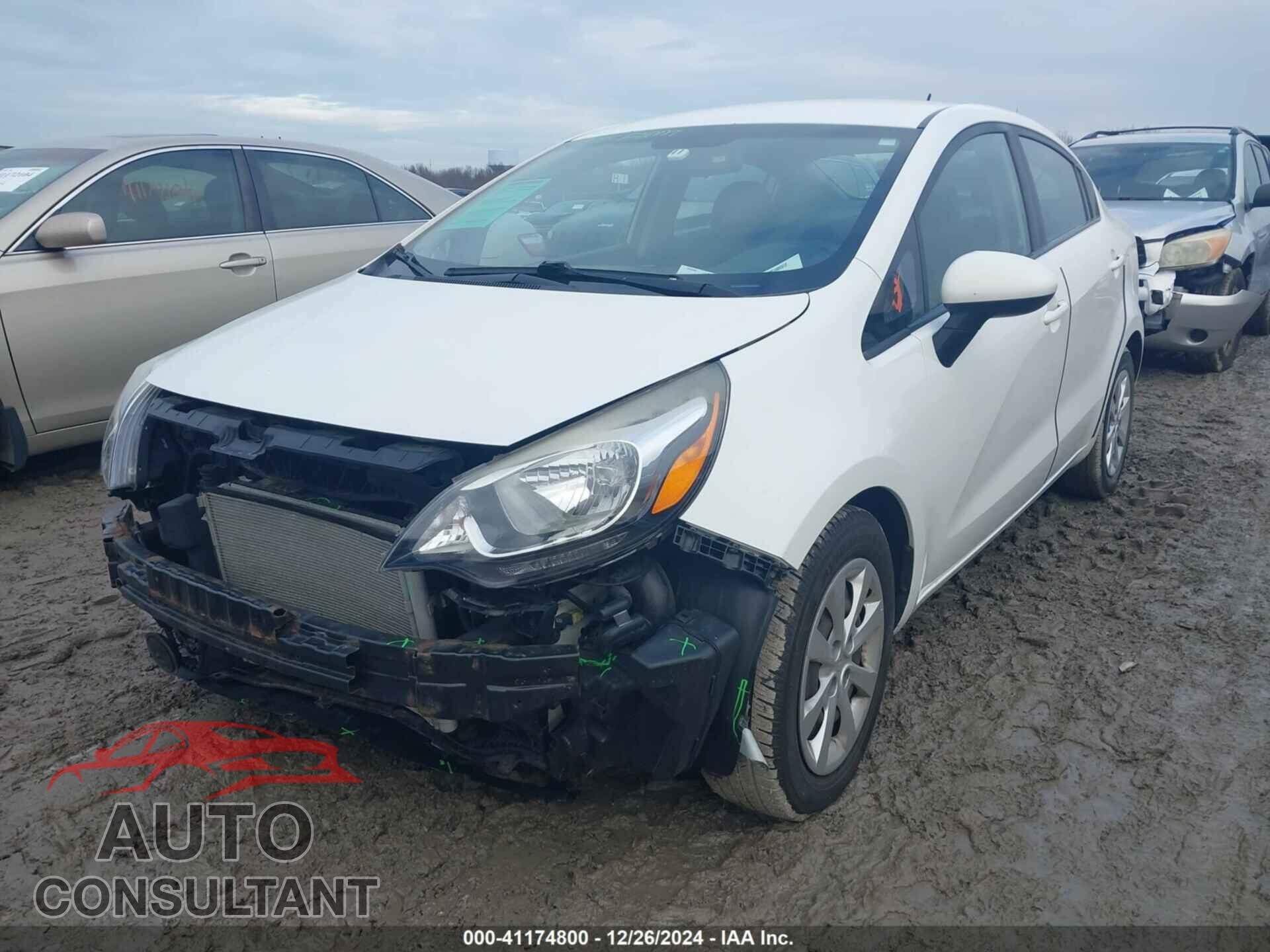 KIA RIO 2012 - KNADN4A33C6052904