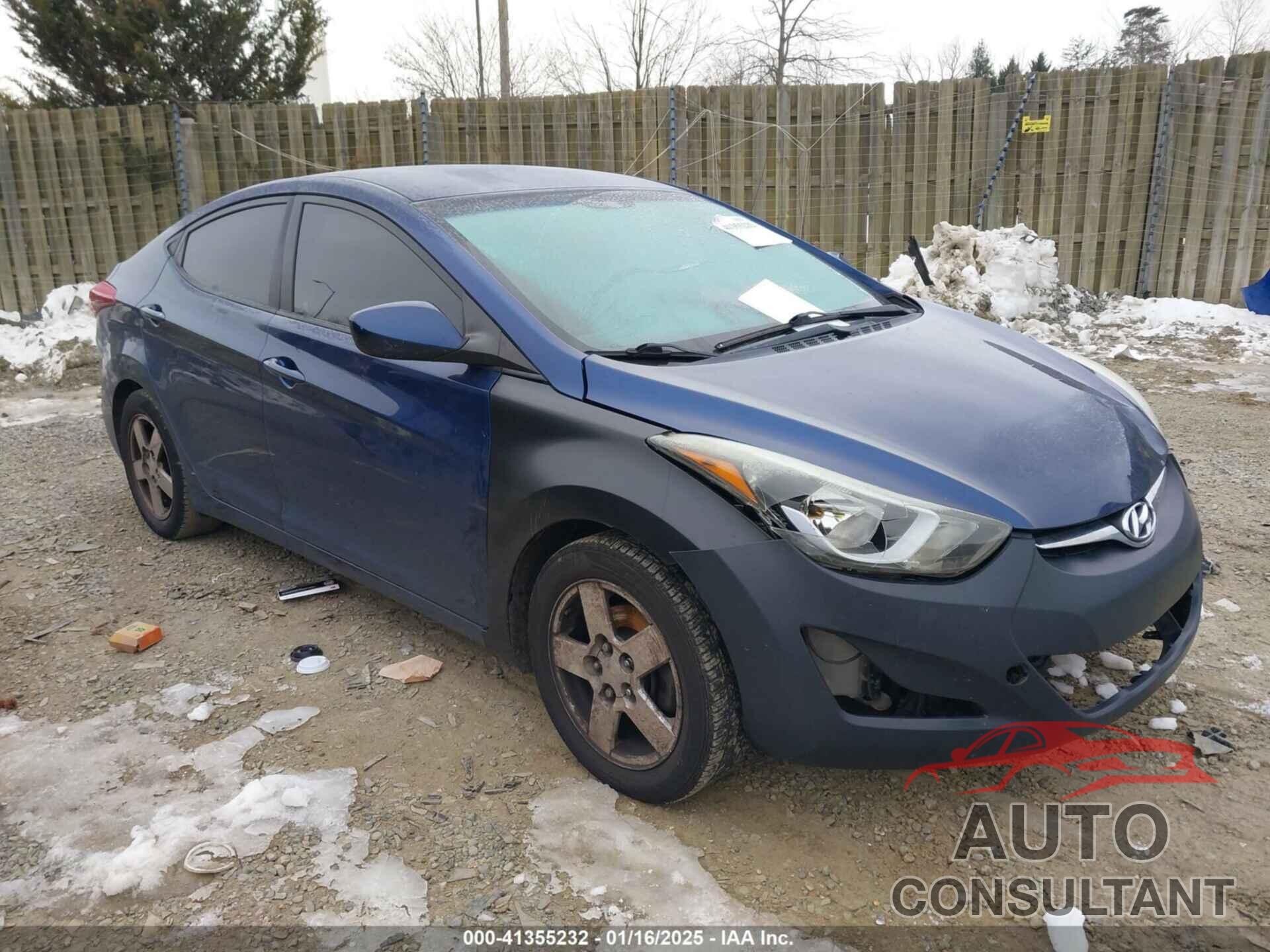 HYUNDAI ELANTRA 2016 - 5NPDH4AE5GH693592