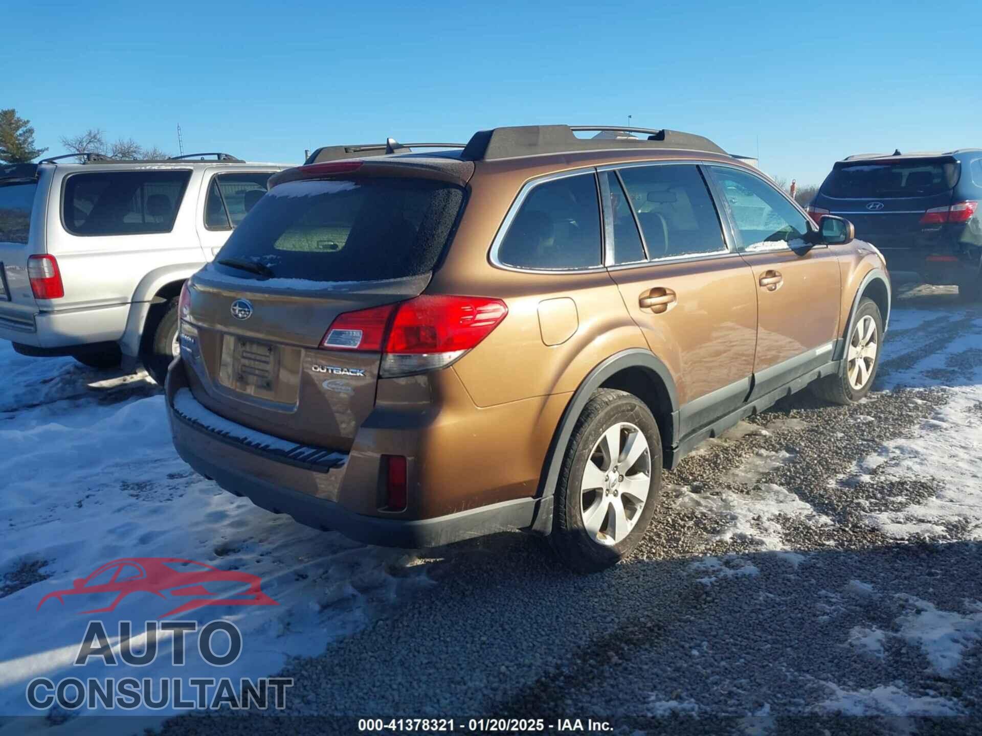 SUBARU OUTBACK 2012 - 4S4BRCJC0C3285158