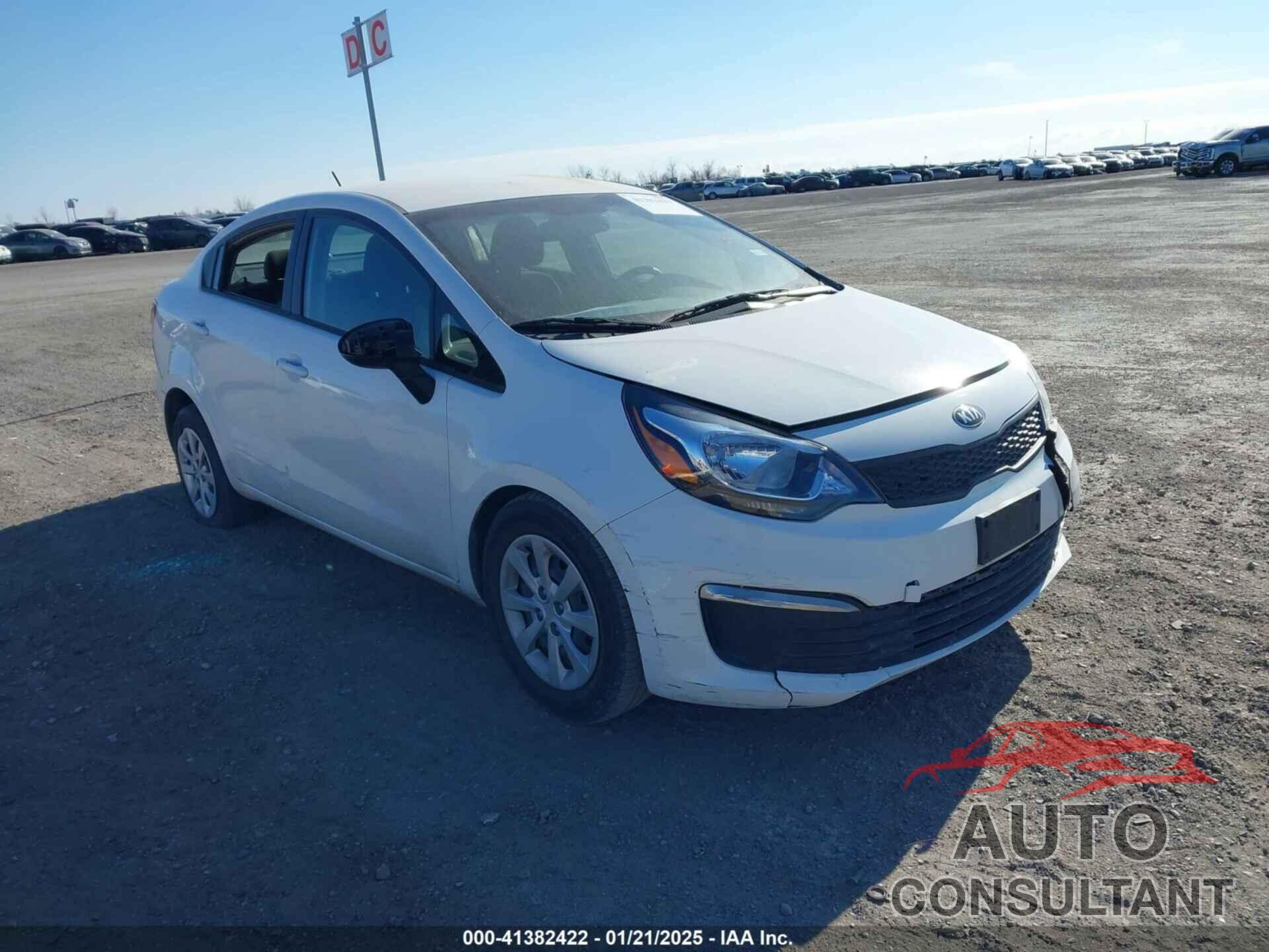 KIA RIO 2016 - KNADM4A35G6686725