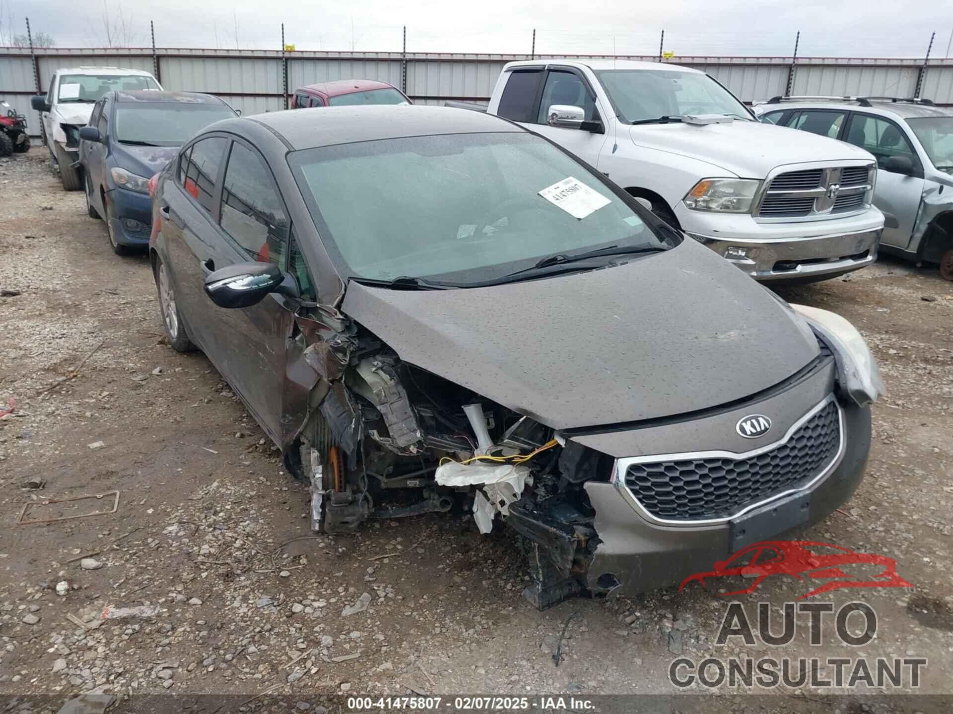 KIA FORTE 2015 - KNAFX4A67F5355644