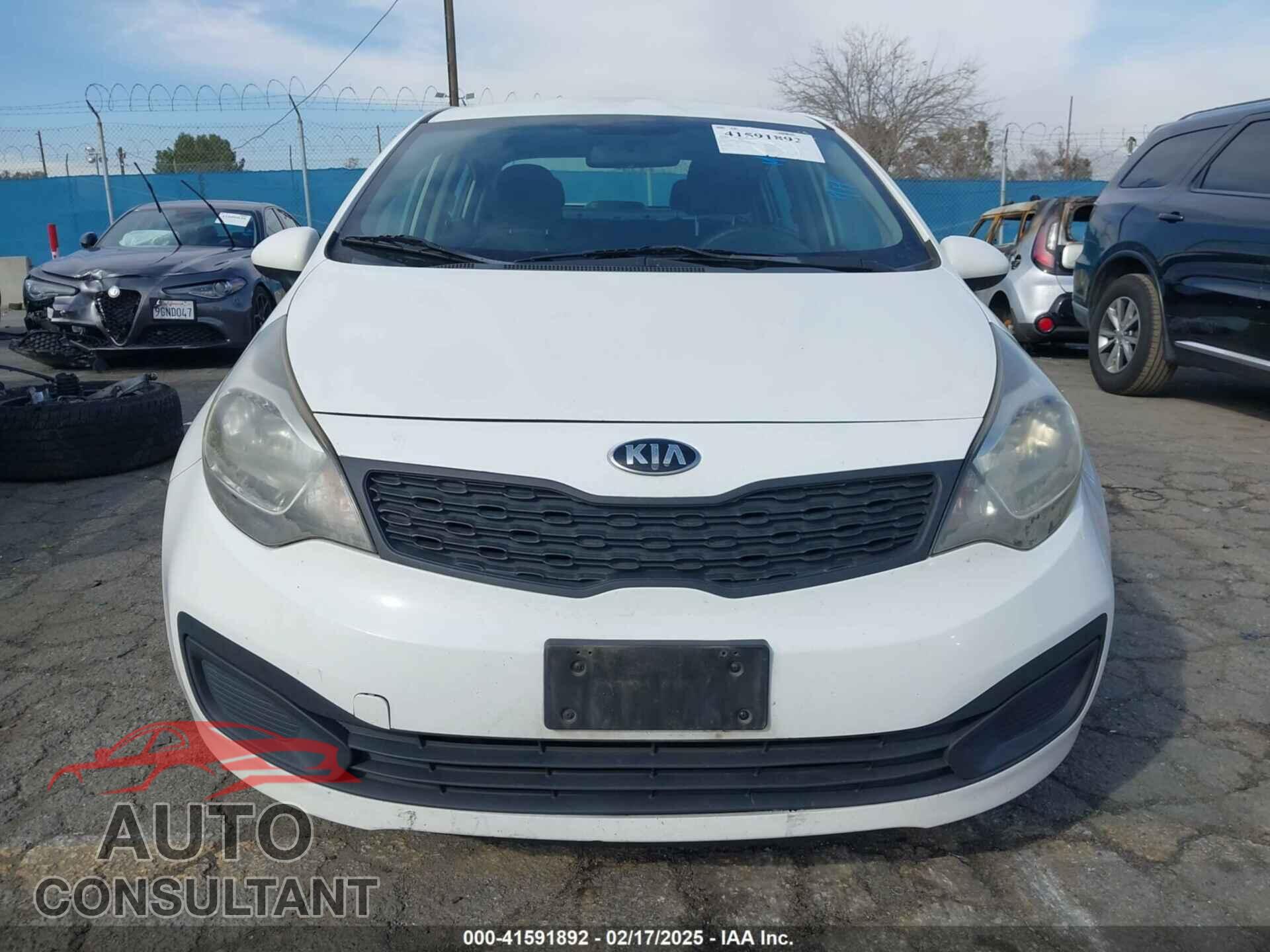 KIA RIO 2013 - KNADM4A31D6308378