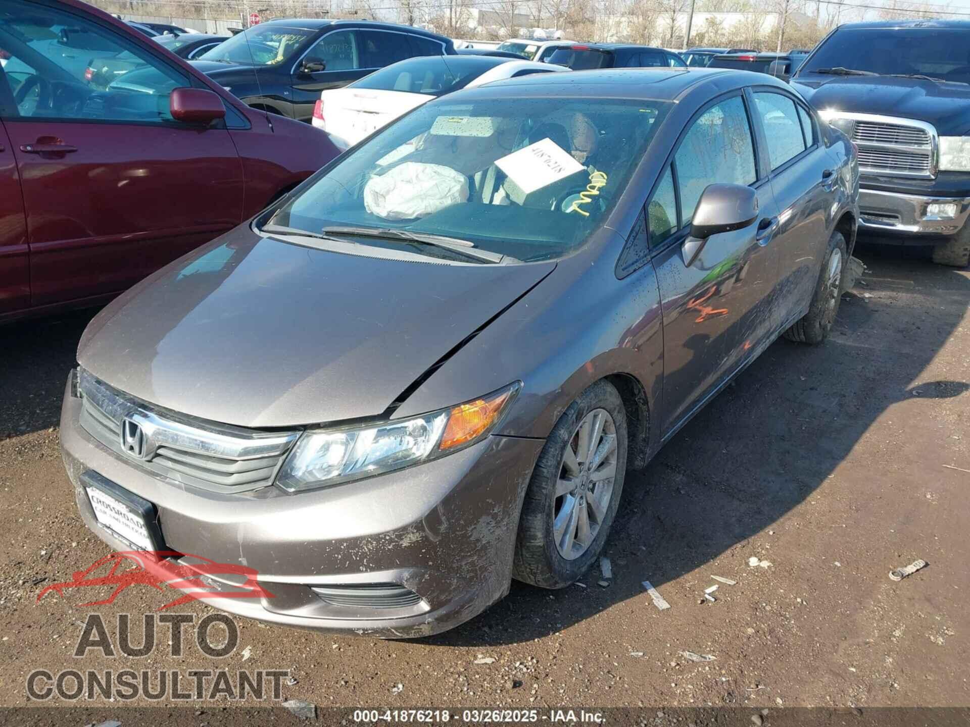 HONDA CIVIC 2012 - 19XFB2F88CE329022