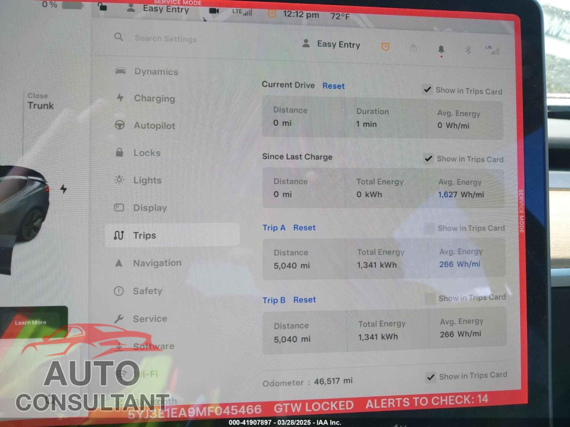 TESLA MODEL 3 2021 - 5YJ3E1EA9MF045466