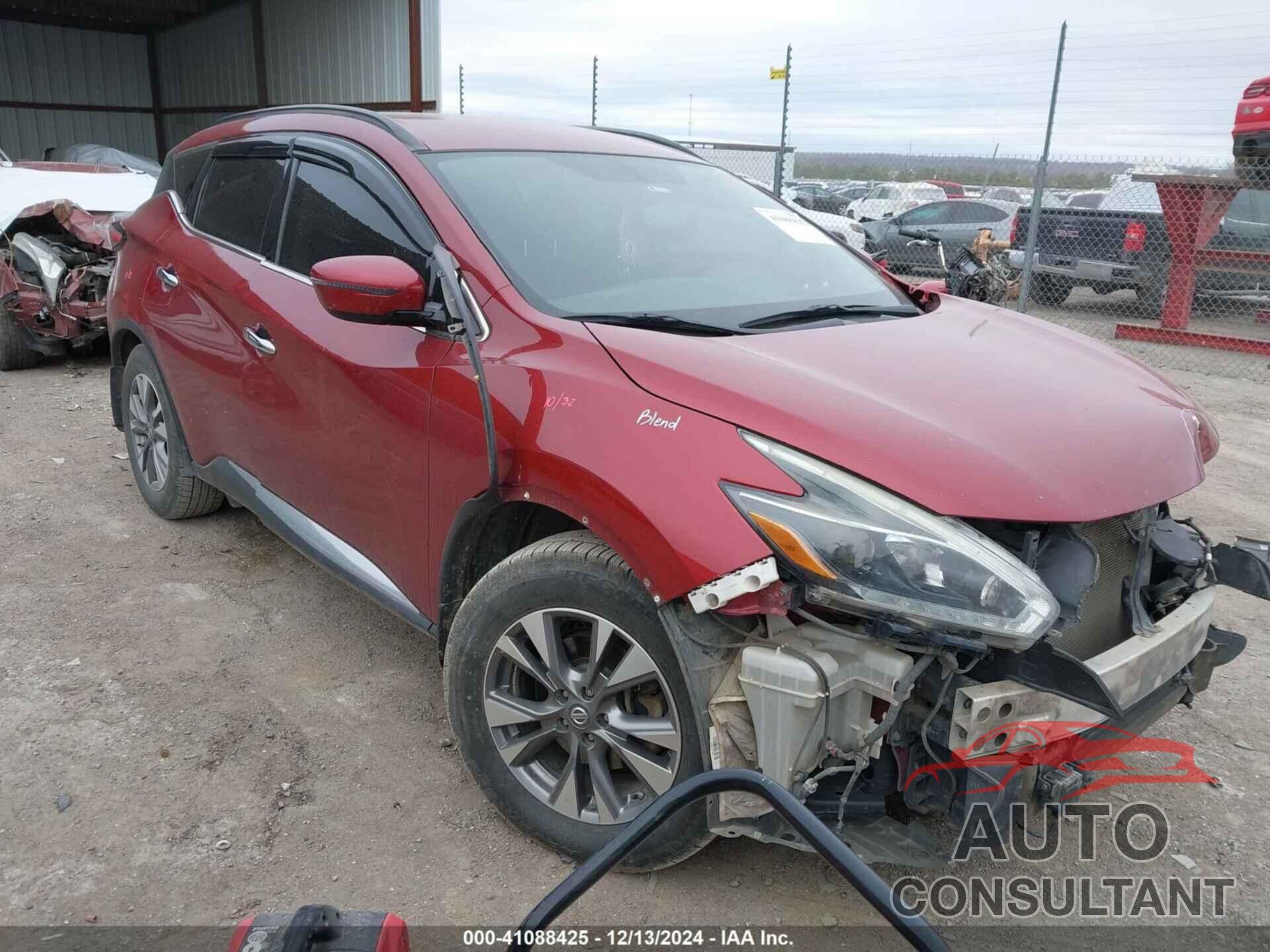 NISSAN MURANO 2018 - 5N1AZ2MG3JN111929