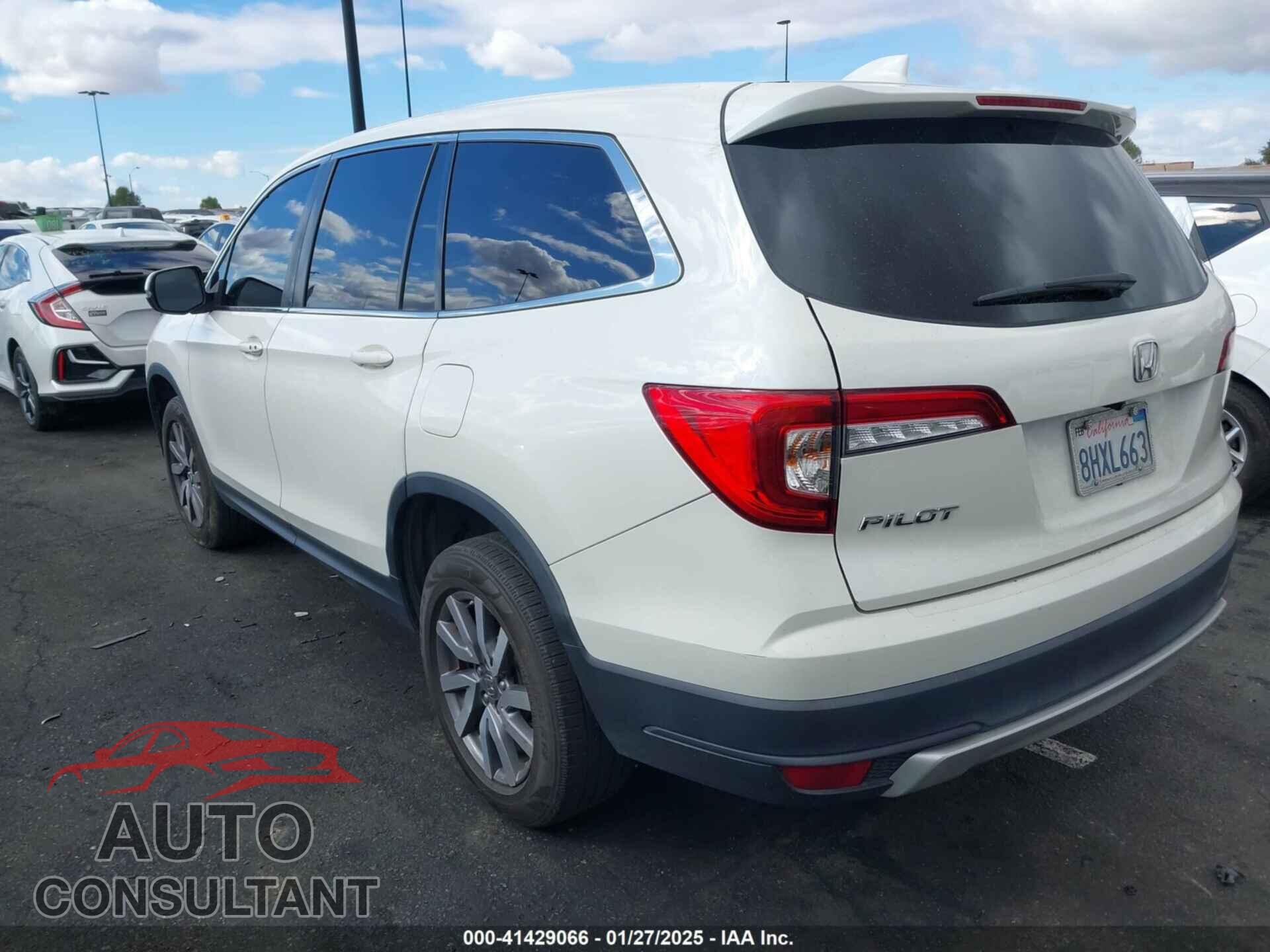 HONDA PILOT 2019 - 5FNYF5H38KB019820