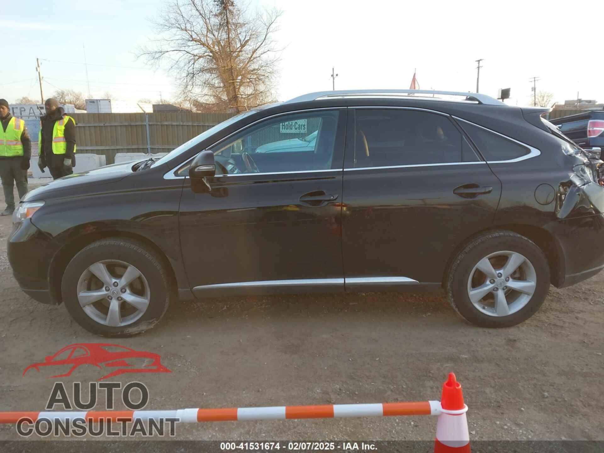 LEXUS RX 350 2012 - 2T2BK1BA8CC139121