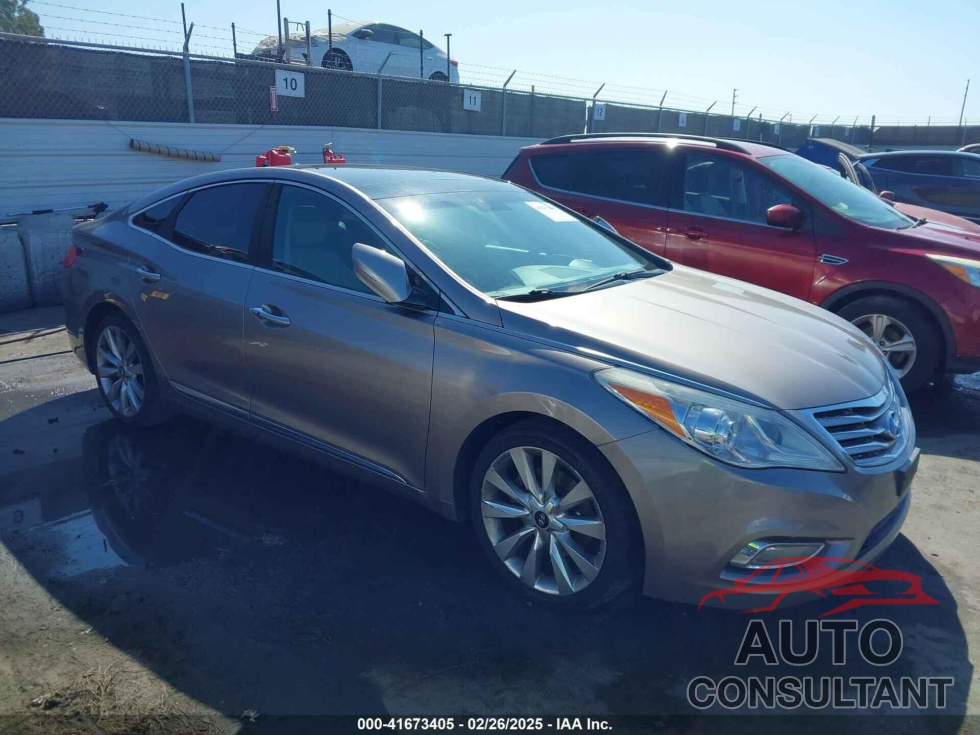 HYUNDAI AZERA 2013 - KMHFH4JG2DA256481