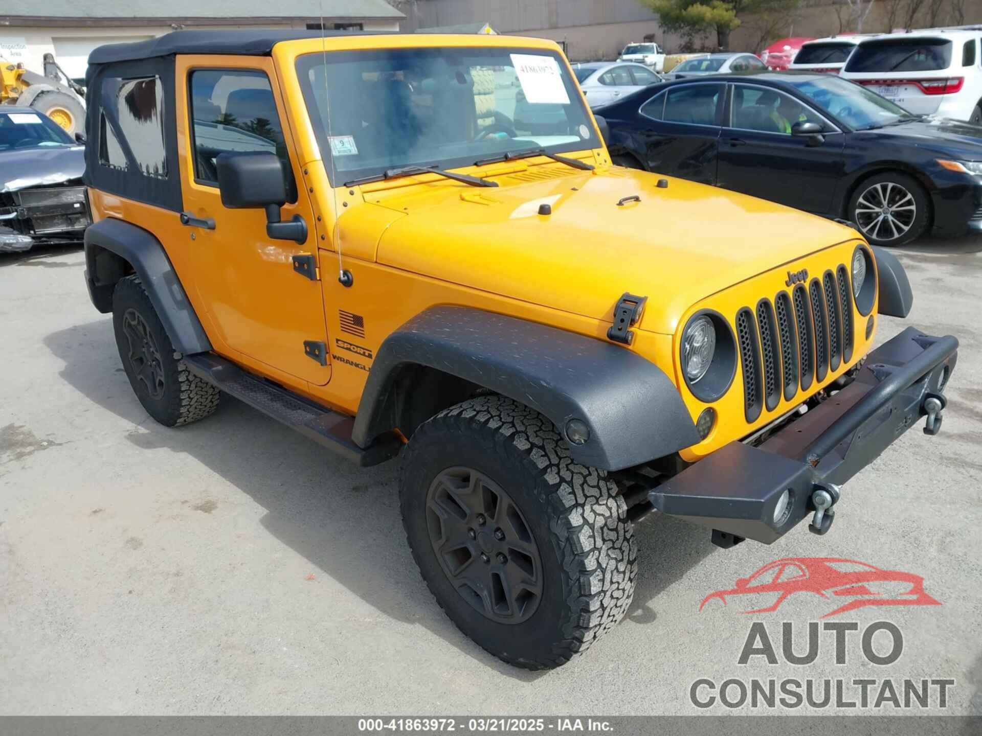 JEEP WRANGLER 2012 - 1C4AJWAG0CL194323