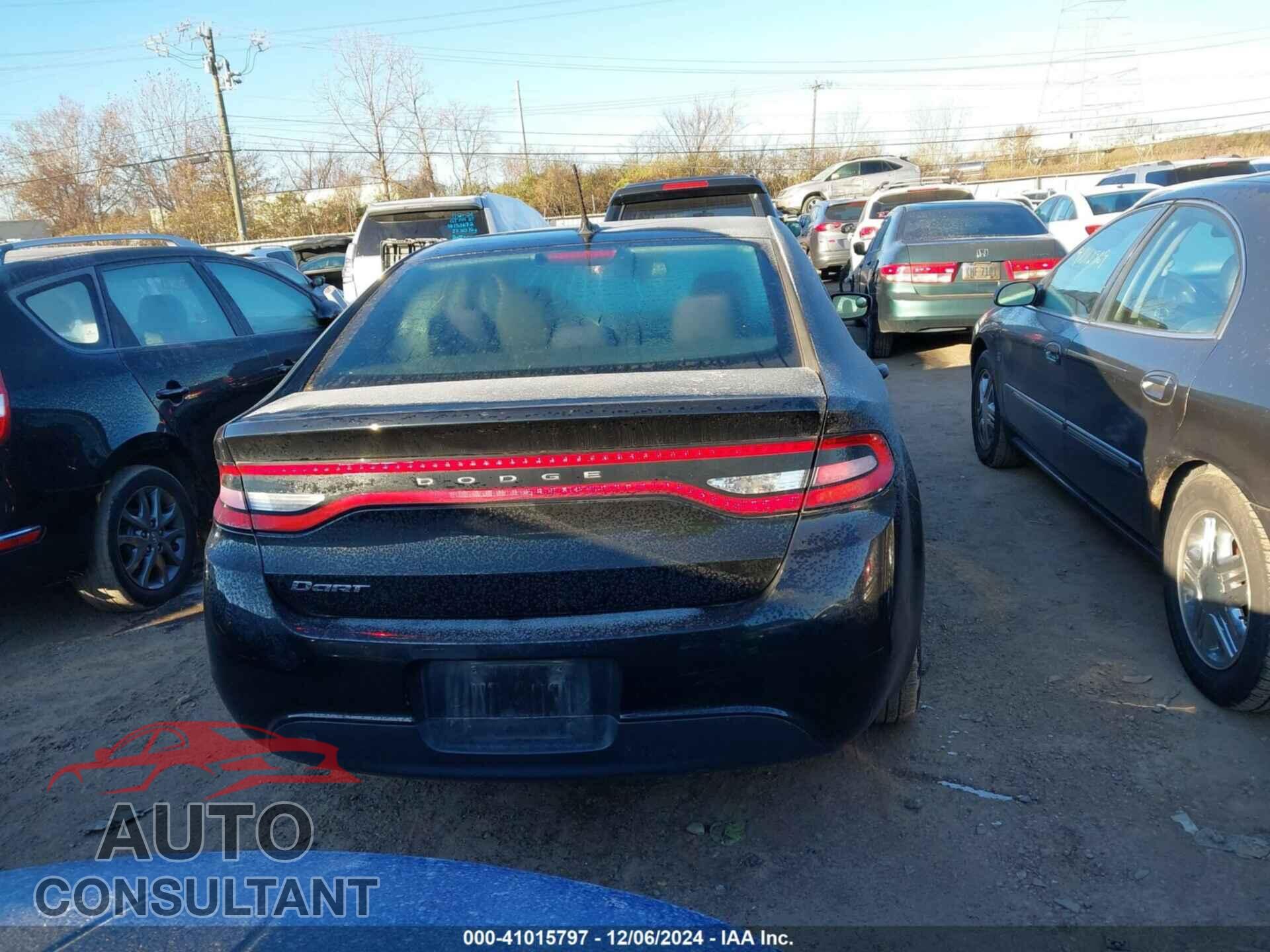DODGE DART 2015 - 1C3CDFAA2FD298763
