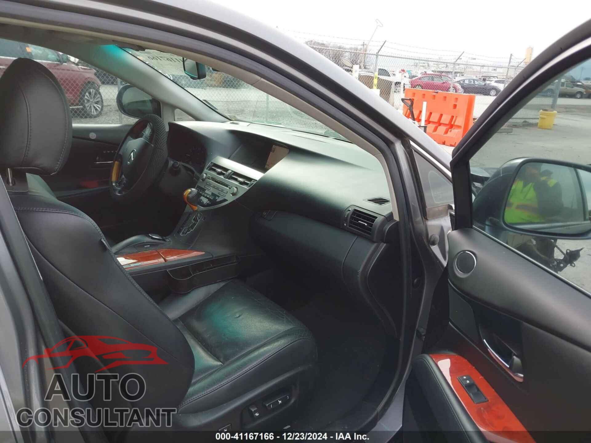 LEXUS RX 350 2012 - 2T2BK1BA7CC130104