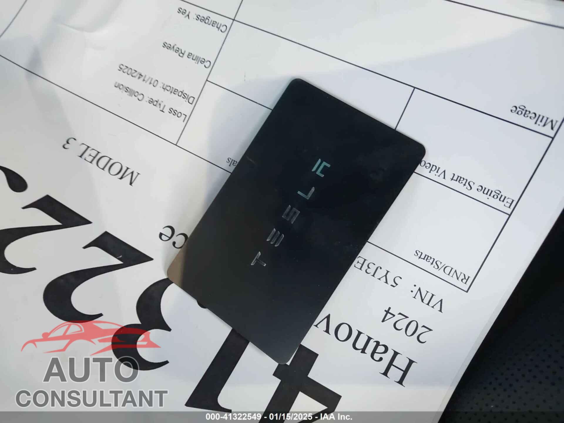 TESLA MODEL 3 2024 - 5YJ3E1ET3RF820482