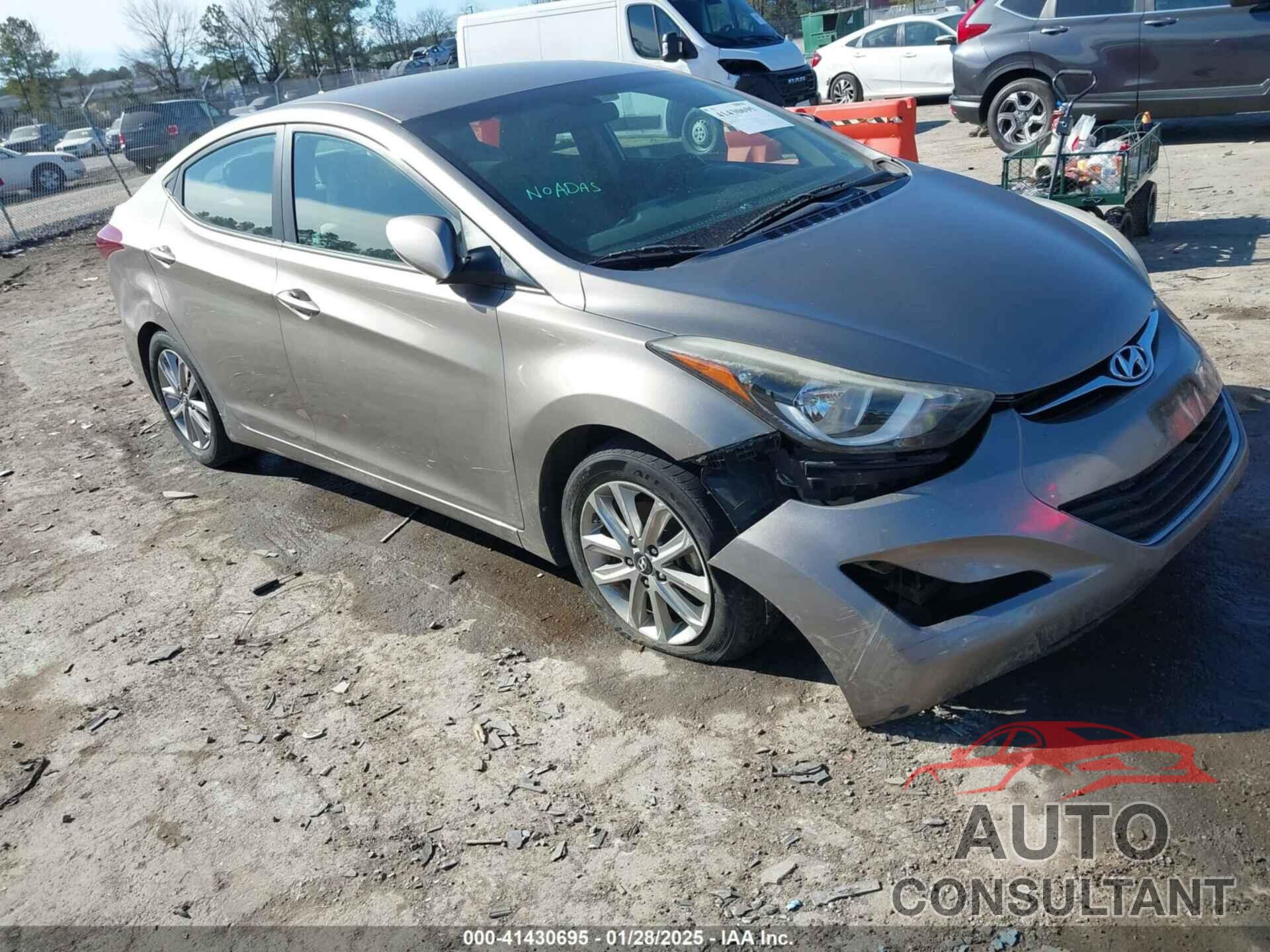 HYUNDAI ELANTRA 2014 - 5NPDH4AE9EH475037