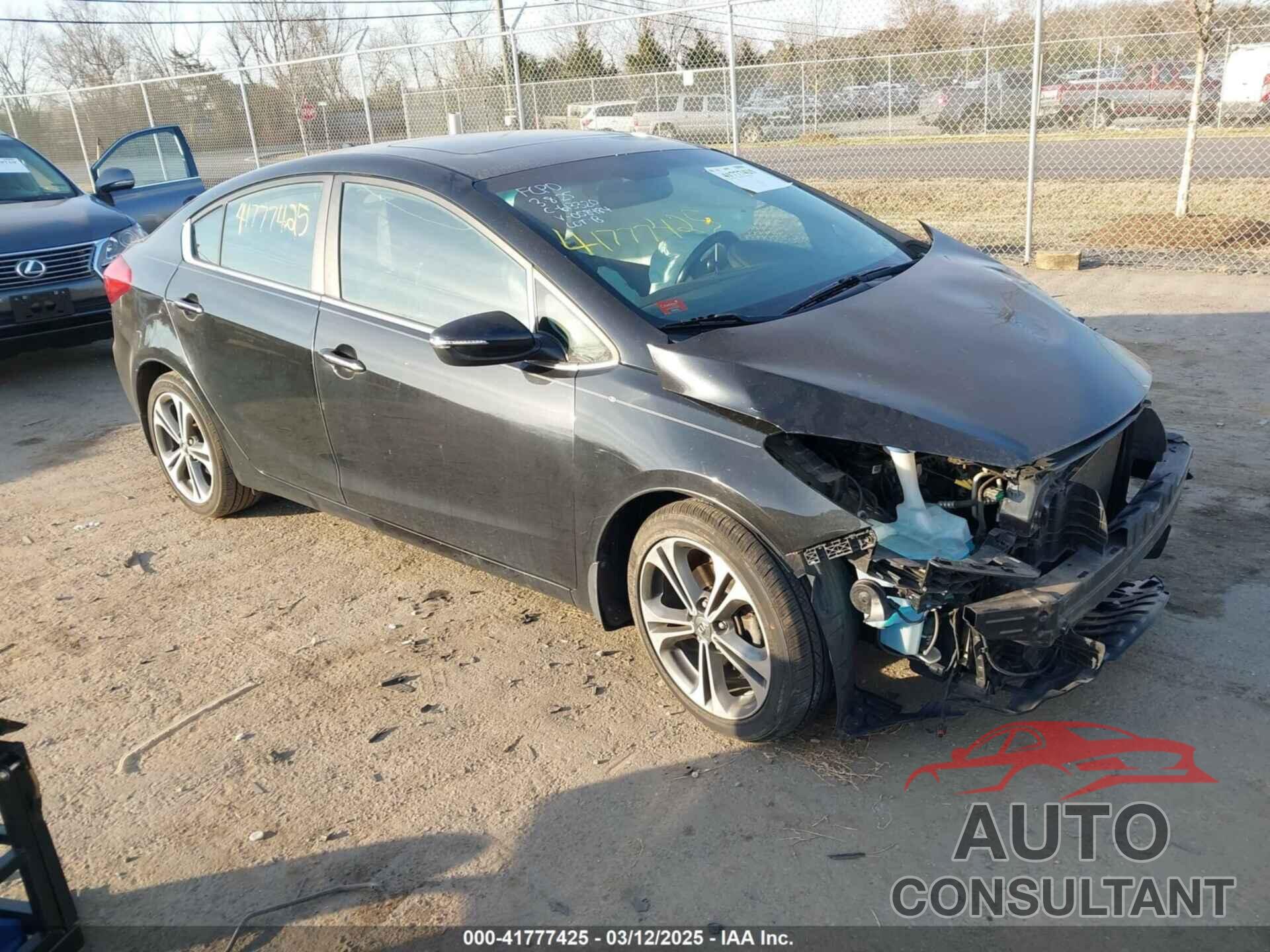 KIA FORTE 2014 - KNAFZ4A82E5058484