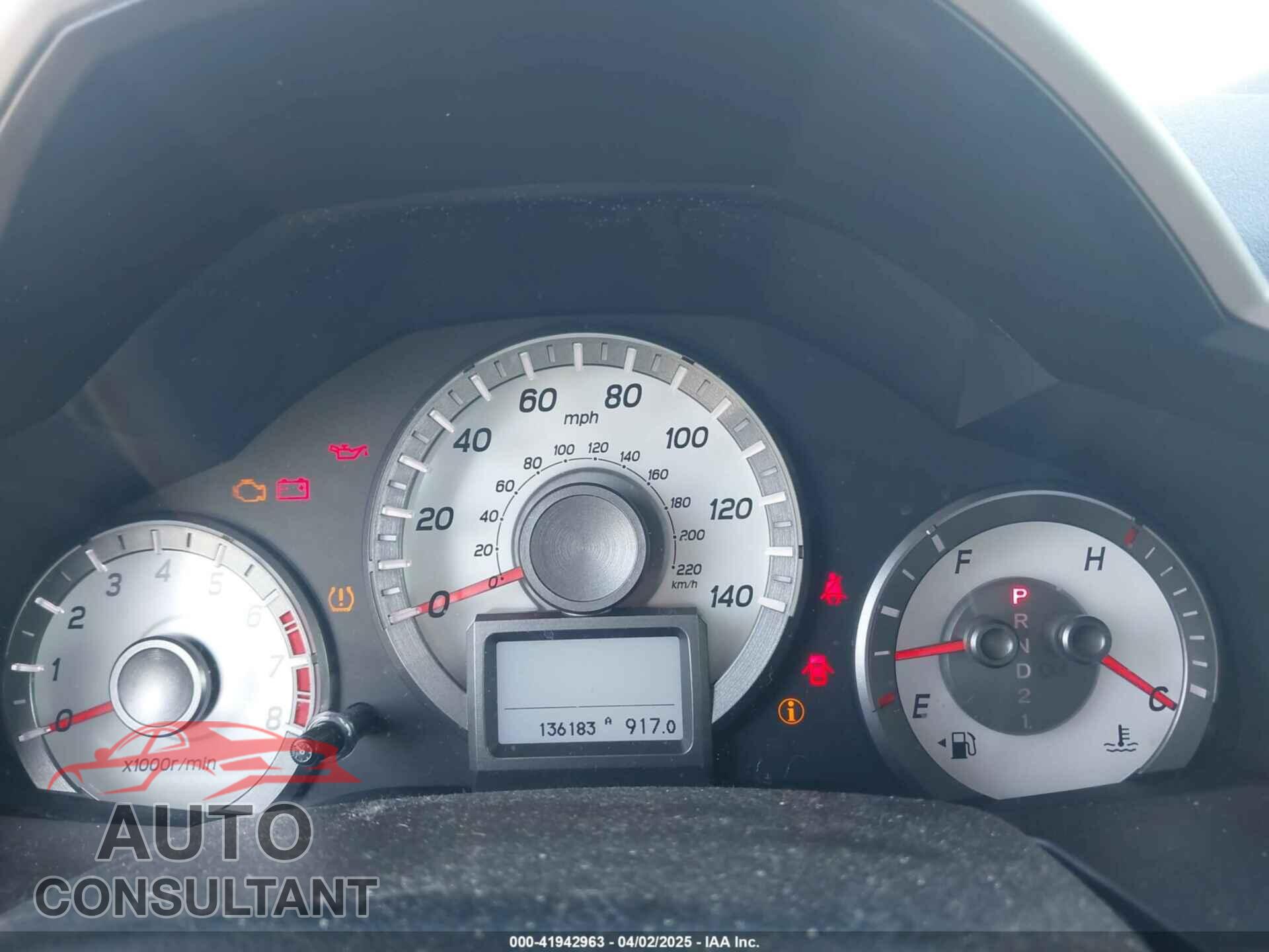 HONDA PILOT 2014 - 5FNYF4H92EB019248