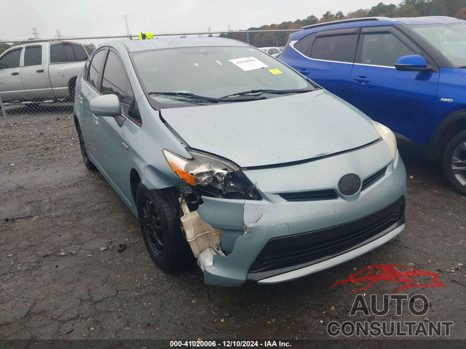 TOYOTA PRIUS 2013 - JTDKN3DU1D5630708