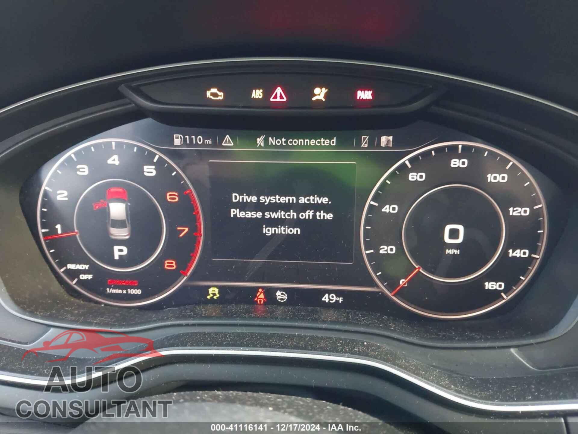 AUDI A4 2018 - WAULMAF44JA227637