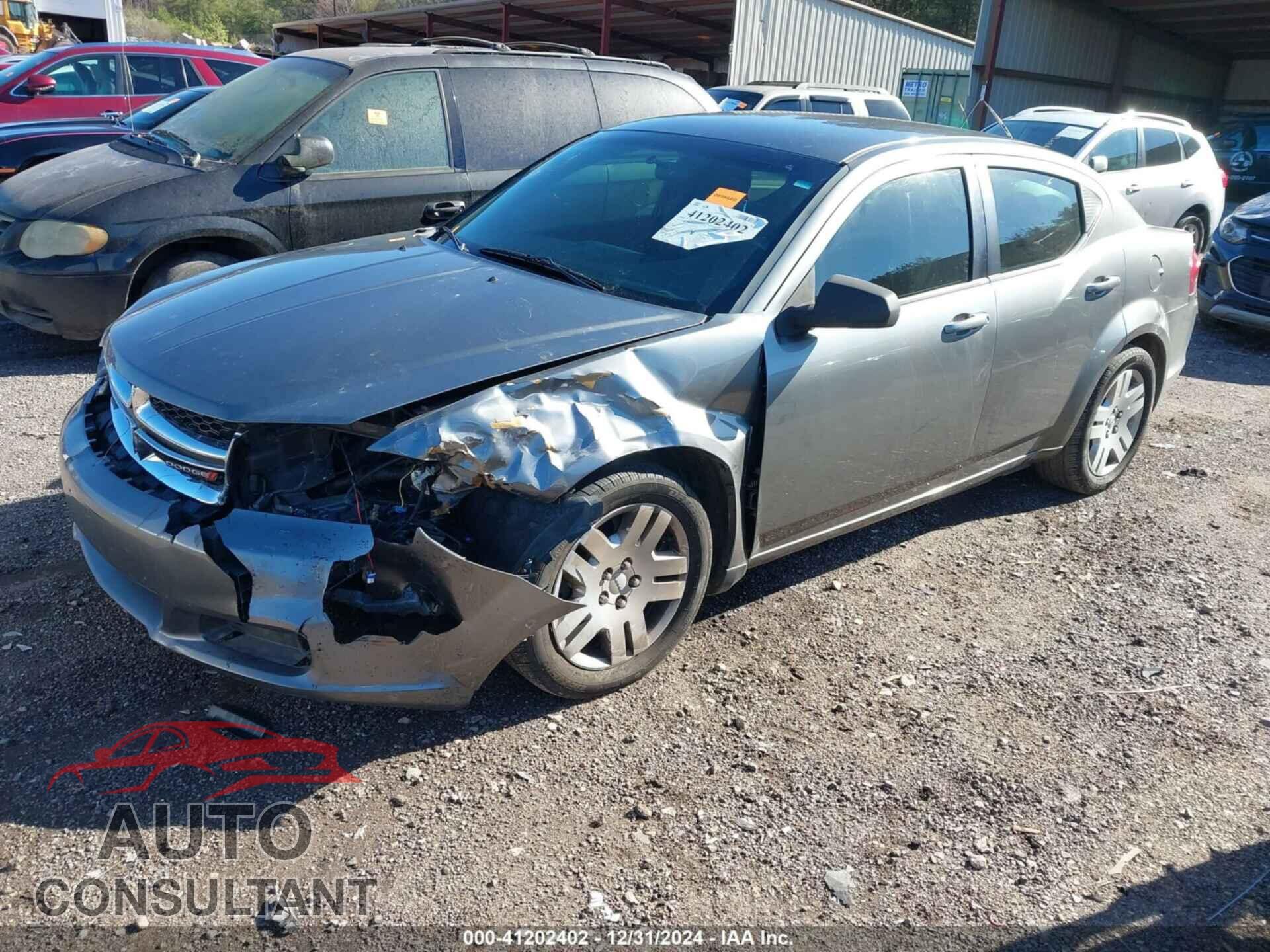 DODGE AVENGER 2013 - 1C3CDZAB8DN591519