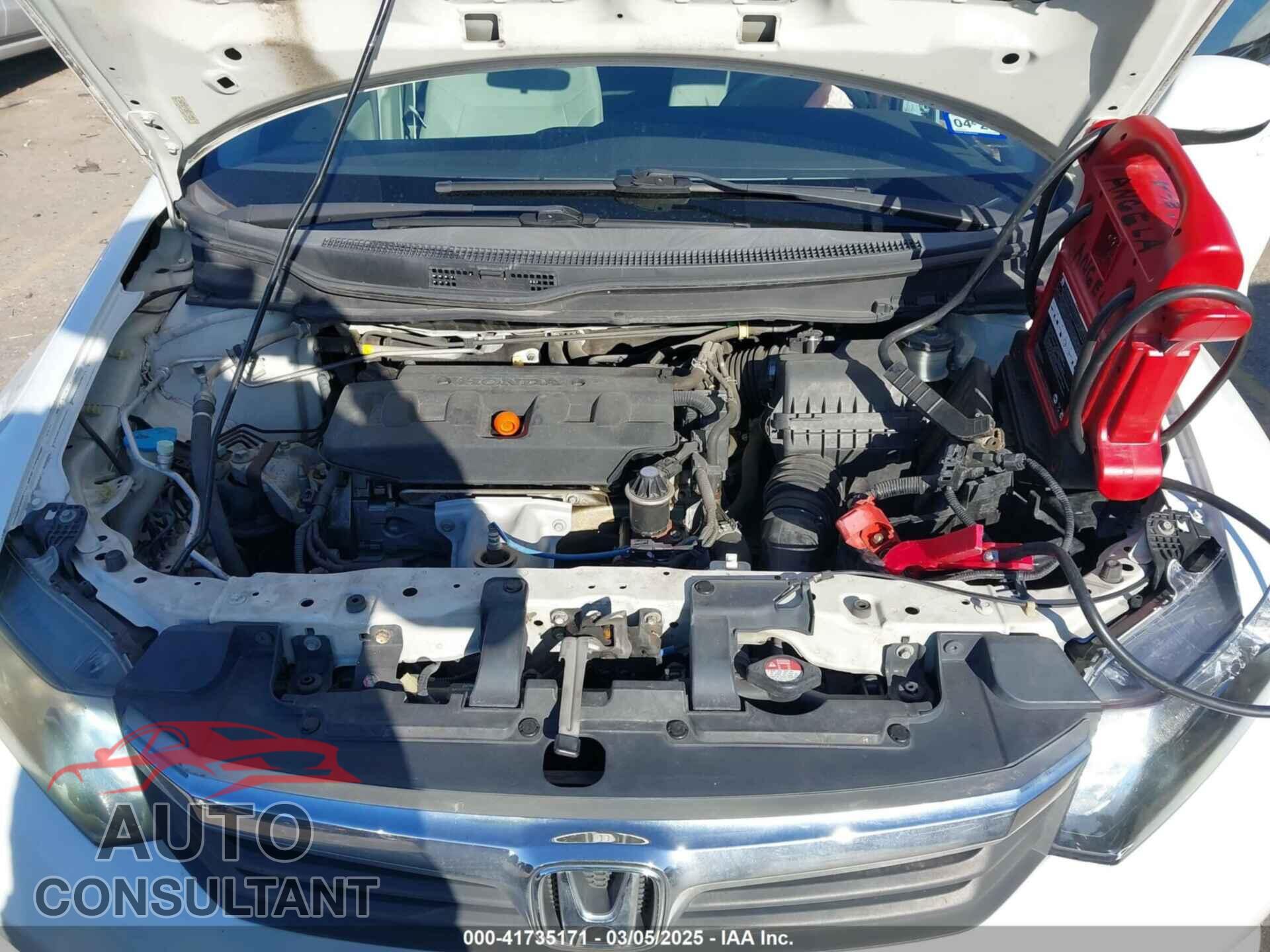 HONDA CIVIC 2012 - 2HGFB2F62CH319333