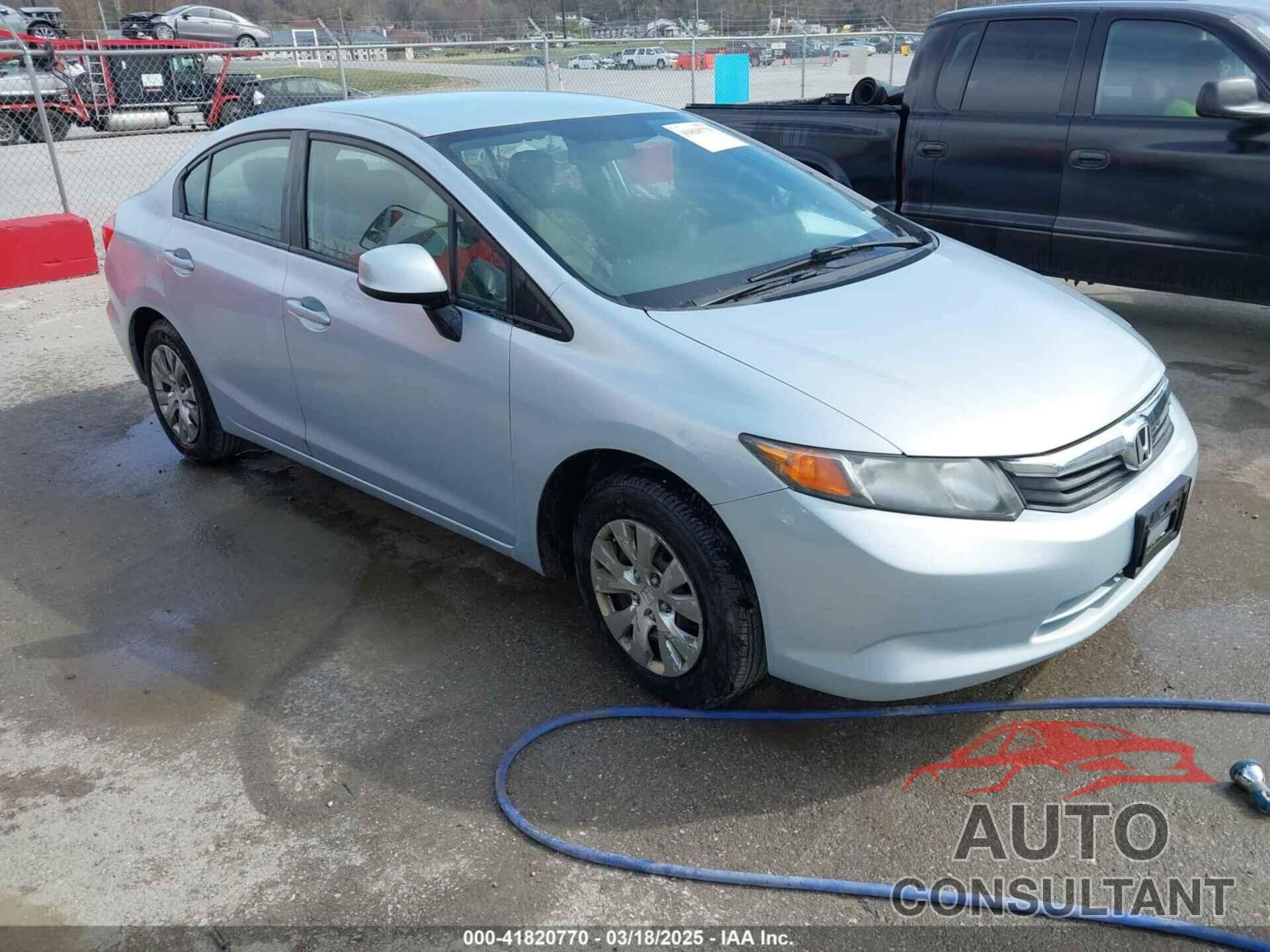 HONDA CIVIC 2012 - 19XFB2F57CE039845